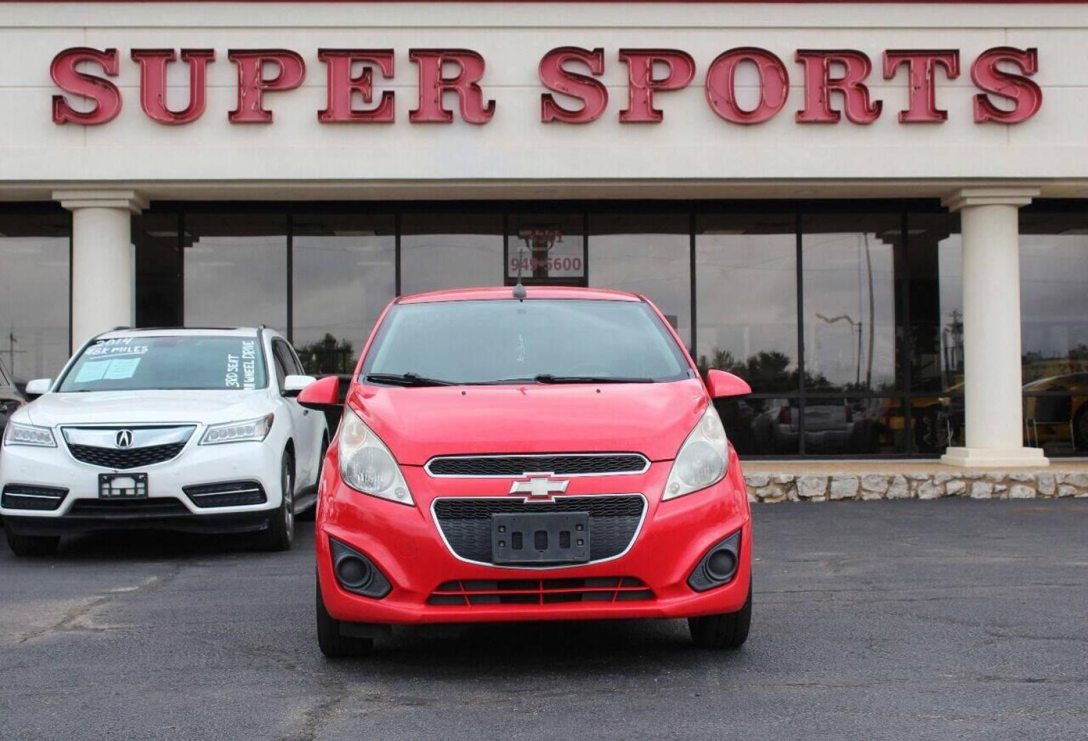 2013 Red Chevrolet Spark LS Manual (KL8CA6S95DC) with an 1.2L L4 16V DOHC engine, 5-Speed Manual transmission, located at 4301 NW 39th , Oklahoma City, OK, 73112, (405) 949-5600, 35.512135, -97.598671 - Photo#3