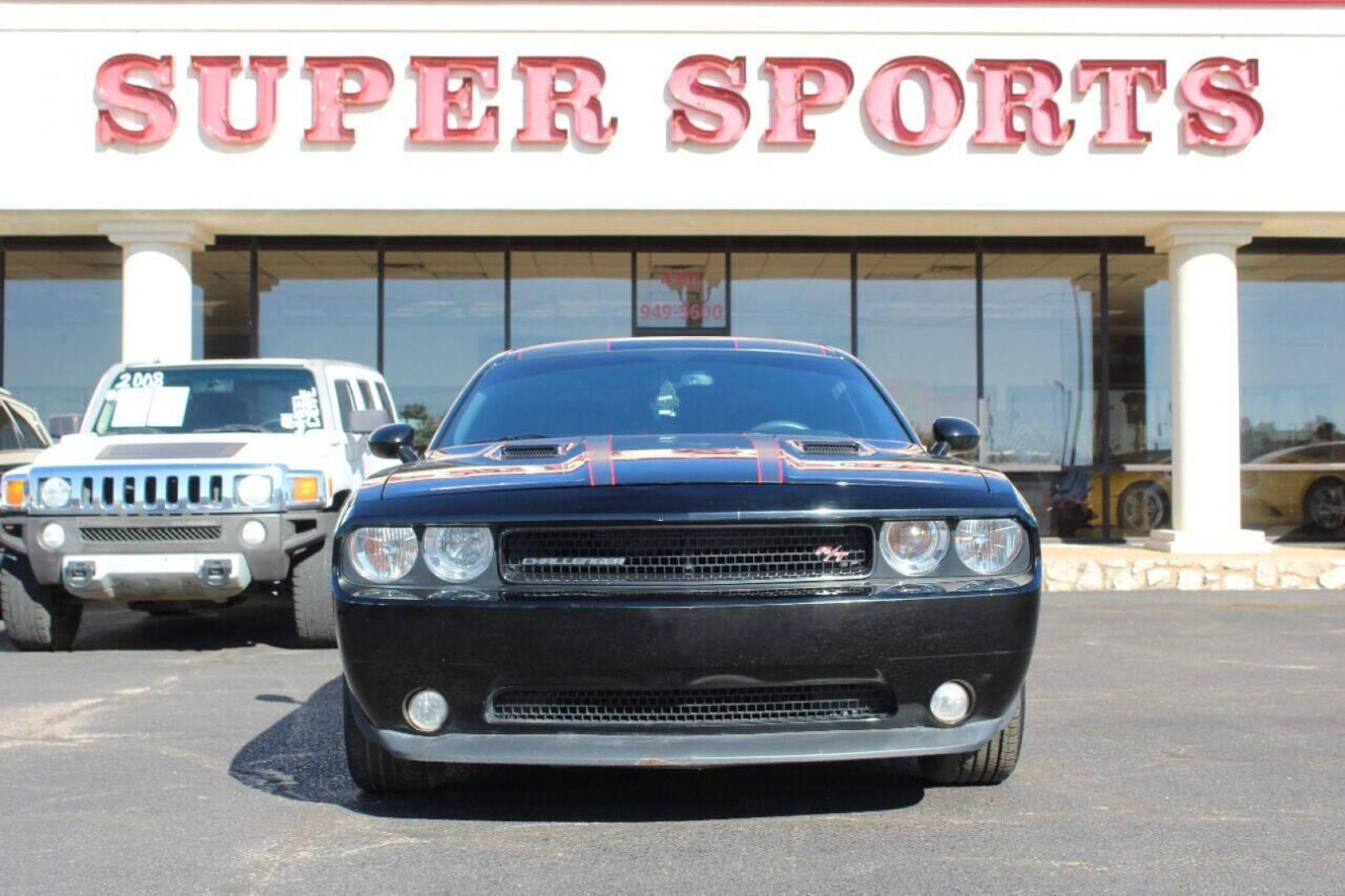 2013 Black Dodge Challenger R/T (2C3CDYBT2DH) with an 5.7L V8 OHV 16V engine, 4-Speed Automatic transmission, located at 4301 NW 39th , Oklahoma City, OK, 73112, (405) 949-5600, 35.512135, -97.598671 - Photo#0