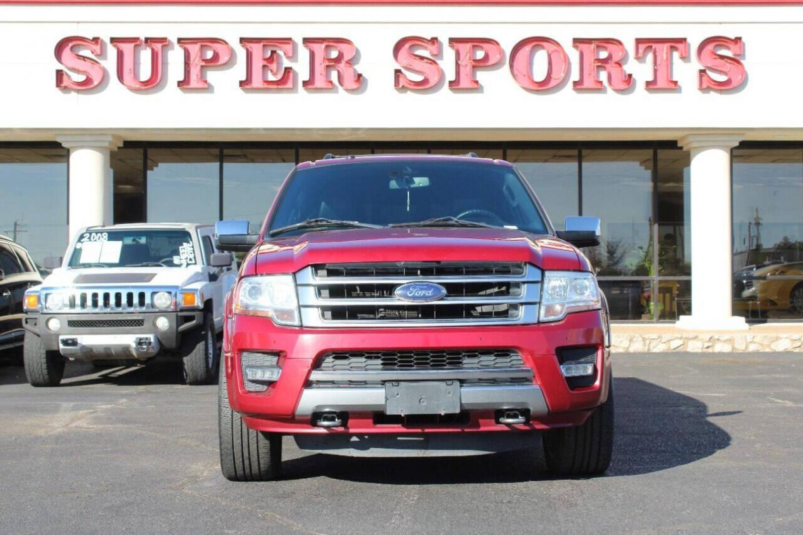 2015 Burgundy Ford Expedition EL Platinum 4WD (1FMJK1MT1FE) with an 3.5L V6 DOHC 24V FFV engine, 6-Speed Automatic transmission, located at 4301 NW 39th , Oklahoma City, OK, 73112, (405) 949-5600, 35.512135, -97.598671 - Photo#0