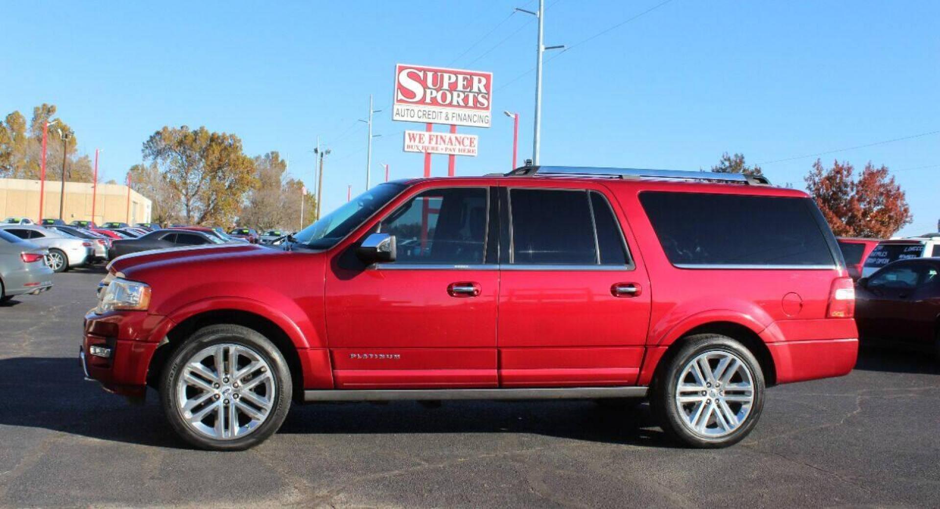 2015 Burgundy Ford Expedition EL Platinum 4WD (1FMJK1MT1FE) with an 3.5L V6 DOHC 24V FFV engine, 6-Speed Automatic transmission, located at 4301 NW 39th , Oklahoma City, OK, 73112, (405) 949-5600, 35.512135, -97.598671 - Photo#6