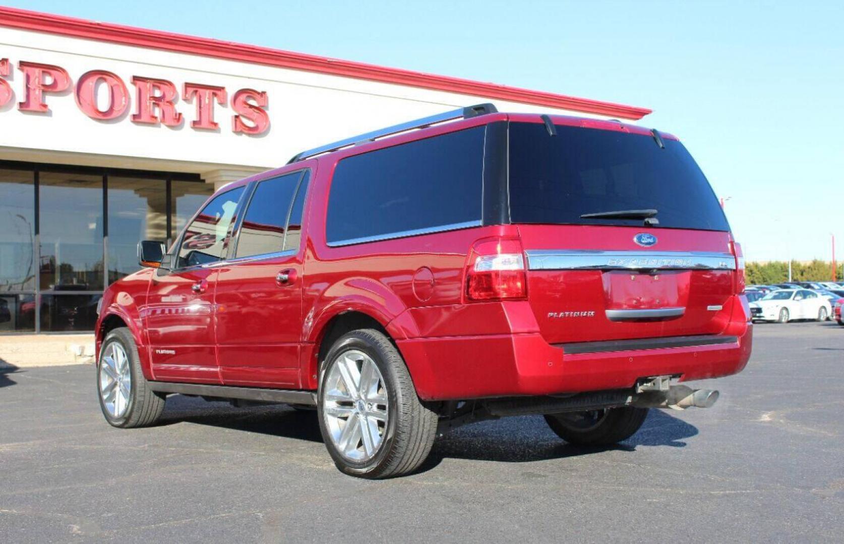2015 Burgundy Ford Expedition EL Platinum 4WD (1FMJK1MT1FE) with an 3.5L V6 DOHC 24V FFV engine, 6-Speed Automatic transmission, located at 4301 NW 39th , Oklahoma City, OK, 73112, (405) 949-5600, 35.512135, -97.598671 - Photo#5