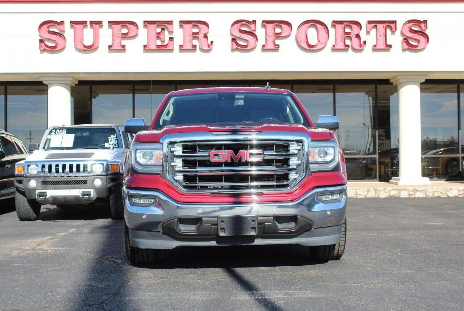 2018 Red GMC Sierra 1500 SLT Crew Cab Short Box 2WD (3GTP1NEC2JG) with an 5.3L V8 OHV 16V engine, 6A transmission, located at 4301 NW 39th , Oklahoma City, OK, 73112, (405) 949-5600, 35.512135, -97.598671 - NO DRIVERS LICENCE - NO FULL COVERAGE INSURANCE - NO CREDIT CHECK. COME ON OVER TO SUPERSPORTS AND TAKE A LOOK AND TEST DRIVE. PLEASE GIVE US A CALL AT (405) 949-5600. NO LICENCIA DE MANEJAR - NO SEGURO DE COBERTURA TOTAL - NO VERIFICACION DE CREDITO. POR FAVOR VENGAN A SUPERSPORTS, ECH - Photo#2
