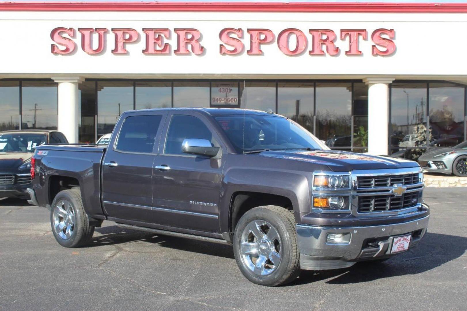 2014 Pewter Chevrolet Silverado 1500 1LZ Crew Cab 4WD (3GCUKSEC5EG) with an 5.3L V8 OHV 16V engine, 6-Speed Automatic transmission, located at 4301 NW 39th , Oklahoma City, OK, 73112, (405) 949-5600, 35.512135, -97.598671 - NO DRIVERS LICENCE NO-FULL COVERAGE INSURANCE-NO CREDIT CHECK. COME ON OVER TO SUPERSPORTS AND TAKE A LOOK AND TEST DRIVE. PLEASE GIVE US A CALL AT (405) 949-5600. NO LICENSIA DE MANEJAR- NO SEGURO DE COBERTURA TOTAL- NO VERIFICACCION DE CREDITO. POR FAVOR VENGAN A SUPERSPORTS, - Photo#0