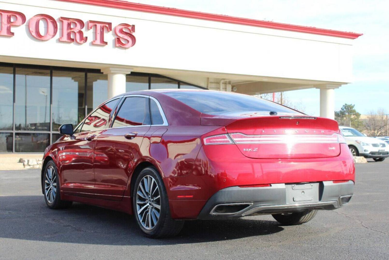 2017 Red Lincoln MKZ Premier FWD (3LN6L5A98HR) with an 2.0L L4 DOHC 16V engine, 6A transmission, located at 4301 NW 39th , Oklahoma City, OK, 73112, (405) 949-5600, 35.512135, -97.598671 - Photo#5