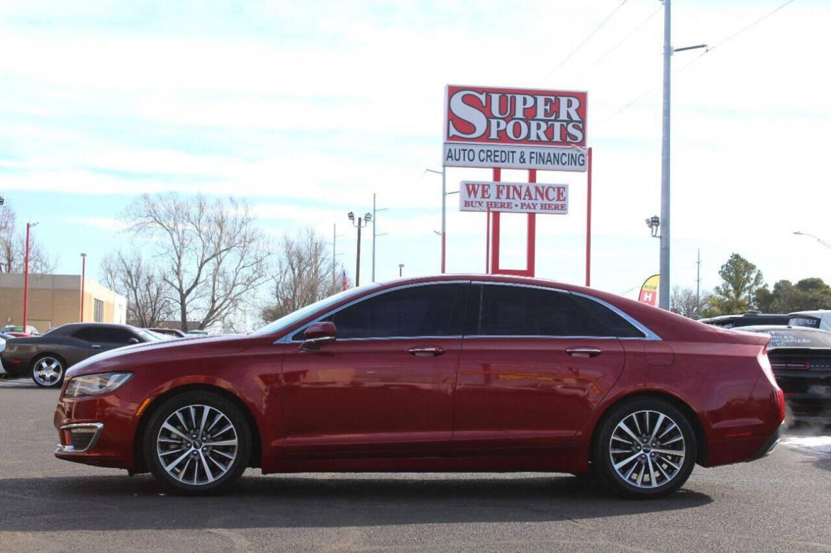 2017 Red Lincoln MKZ Premier FWD (3LN6L5A98HR) with an 2.0L L4 DOHC 16V engine, 6A transmission, located at 4301 NW 39th , Oklahoma City, OK, 73112, (405) 949-5600, 35.512135, -97.598671 - Photo#6