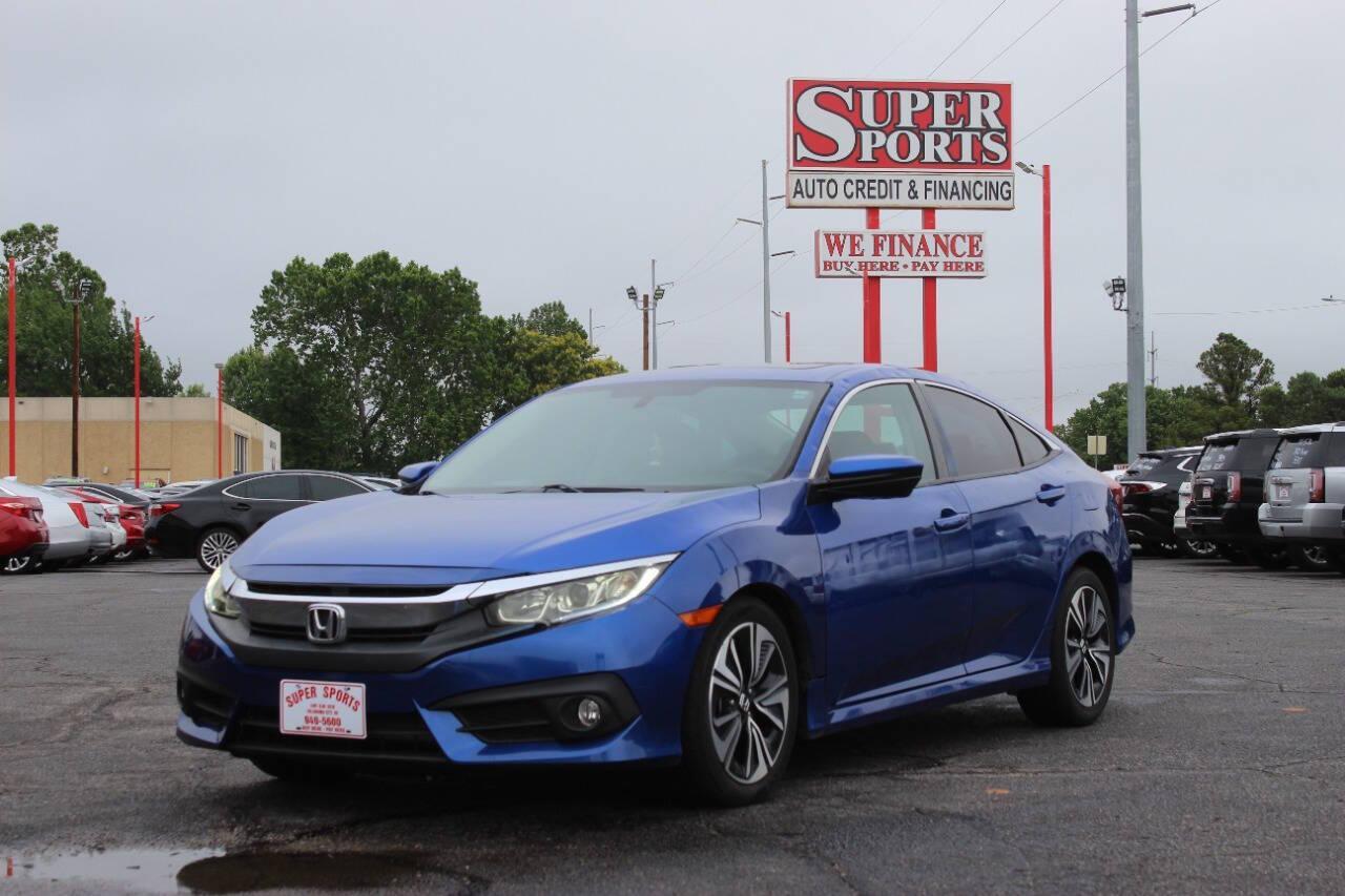 2016 Blue Honda Civic EX-T Sedan CVT (19XFC1F31GE) with an 1.5L L4 DOHC 16V TURBO engine, CVT transmission, located at 4301 NW 39th , Oklahoma City, OK, 73112, (405) 949-5600, 35.512135, -97.598671 - NO DRIVERS LICENCE -NO FULL COVERAGE INSURANCE - NO CREDIT CHECK. COME ON OVER TO SUPERSPORTS, TAKE A LOOK AND TEST DRIVE. PLEASE GIVE US A CALL AT (405) 949-5600. NO LICENCIA DE CONDUCIR - NO SEGURO DE COBERTURA TOTAL - NO VERIFICACION DE CREDITO. VISITENOS EN SUPERSPORTS, MIRE NUESTRO - Photo#6