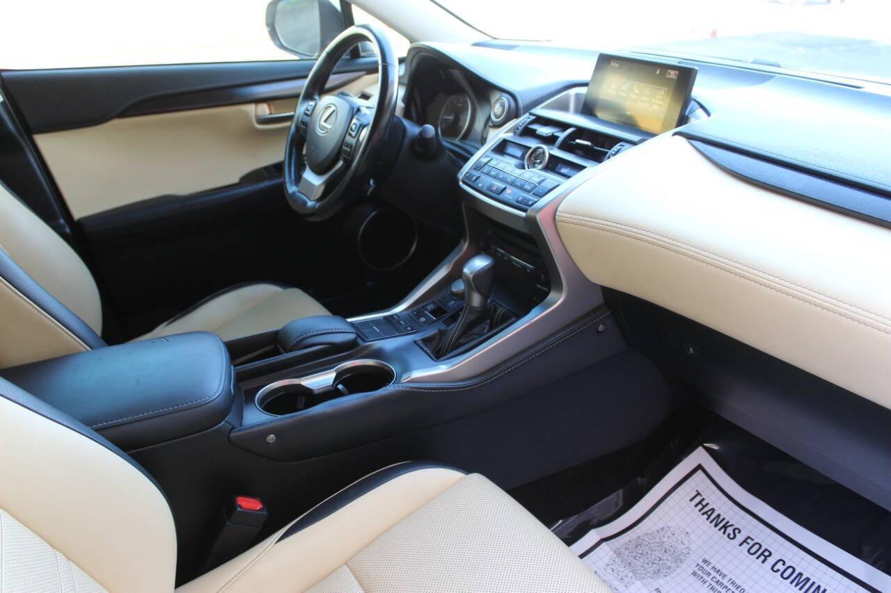 2017 White Lexus NX 200t FWD (JTJYARBZ5H2) with an 2.0L L4 DOHC 16V engine, 6A transmission, located at 4301 NW 39th , Oklahoma City, OK, 73112, (405) 949-5600, 35.512135, -97.598671 - NO DRIVERS LICENCE -NO FULL COVERAGE INSURANCE - NO CREDIT CHECK. COME ON OVER TO SUPERSPORTS, TAKE A LOOK AND TEST DRIVE. PLEASE GIVE US A CALL AT (405) 949-5600. NO LICENCIA DE CONDUCIR - NO SEGURO DE COBERTURA TOTAL - NO VERIFICACION DE CREDITO. VISITENOS EN SUPERSPORTS, MIRE NUESTRO - Photo#9