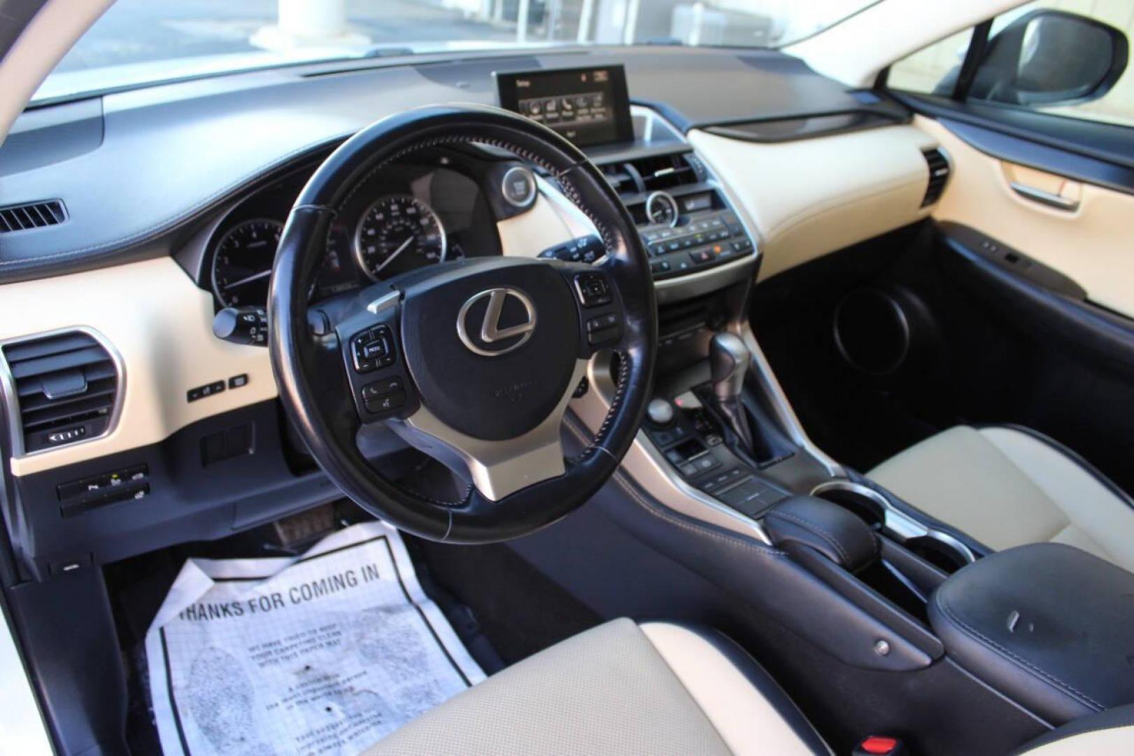 2017 White Lexus NX 200t FWD (JTJYARBZ5H2) with an 2.0L L4 DOHC 16V engine, 6A transmission, located at 4301 NW 39th , Oklahoma City, OK, 73112, (405) 949-5600, 35.512135, -97.598671 - NO DRIVERS LICENCE NO-FULL COVERAGE INSURANCE-NO CREDIT CHECK. COME ON OVER TO SUPERSPORTS AND TAKE A LOOK AND TEST DRIVE. PLEASE GIVE US A CALL AT (405) 949-5600. NO LICENSIA DE MANEJAR- NO SEGURO DE COBERTURA TOTAL- NO VERIFICACCION DE CREDITO. POR FAVOR VENGAN A SUPERSPORTS, ECHE U - Photo#18