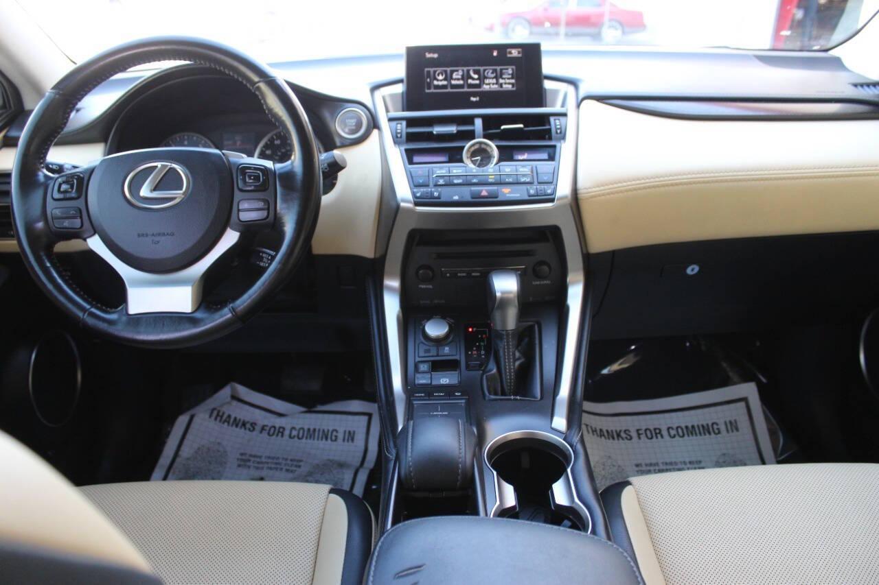 2017 White Lexus NX 200t FWD (JTJYARBZ5H2) with an 2.0L L4 DOHC 16V engine, 6A transmission, located at 4301 NW 39th , Oklahoma City, OK, 73112, (405) 949-5600, 35.512135, -97.598671 - NO DRIVERS LICENCE -NO FULL COVERAGE INSURANCE - NO CREDIT CHECK. COME ON OVER TO SUPERSPORTS, TAKE A LOOK AND TEST DRIVE. PLEASE GIVE US A CALL AT (405) 949-5600. NO LICENCIA DE CONDUCIR - NO SEGURO DE COBERTURA TOTAL - NO VERIFICACION DE CREDITO. VISITENOS EN SUPERSPORTS, MIRE NUESTRO - Photo#19