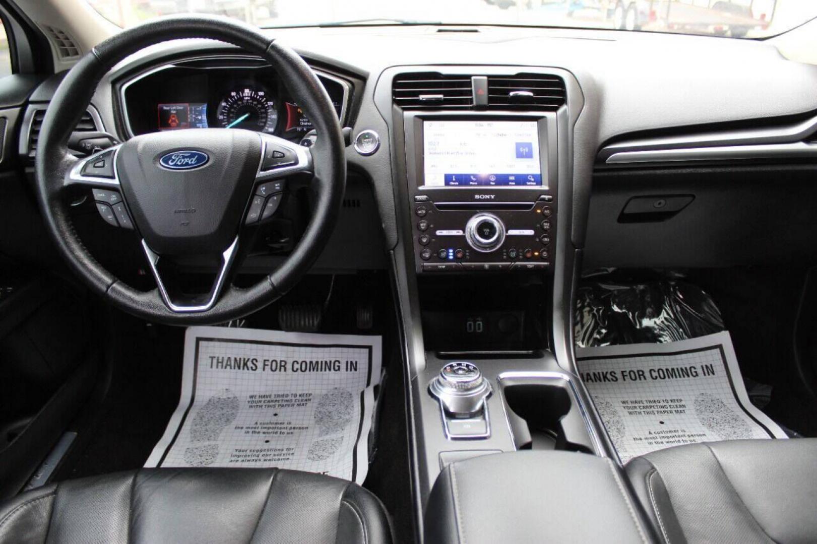 2020 White Ford Fusion Titanium (3FA6P0K93LR) with an 2.0L L4 DOHC 16V engine, 6A transmission, located at 4301 NW 39th , Oklahoma City, OK, 73112, (405) 949-5600, 35.512135, -97.598671 - Photo#17
