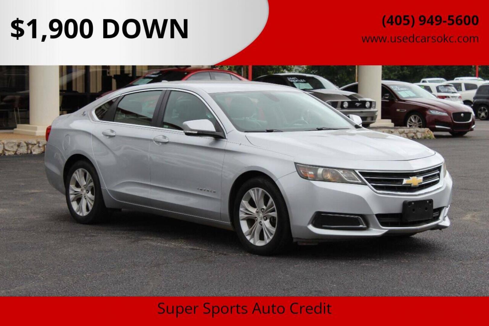 2014 Silver Chevrolet Impala 2LT (2G1125S33E9) with an 3.6L V6 DOHC 16V FFV engine, 6-Speed Automatic transmission, located at 4301 NW 39th , Oklahoma City, OK, 73112, (405) 949-5600, 35.512135, -97.598671 - NO DRIVERS LICENCE NO-FULL COVERAGE INSURANCE-NO CREDIT CHECK. COME ON OVER TO SUPERSPORTS AND TAKE A LOOK AND TEST DRIVE PLEASE GIVE US A CALL AT (405) 949-5600. NO LICENSIA DE MANEJAR- NO SEGURO DE COBERTURA TOTAL- NO VERIFICACCION DE CREDITO. POR FAVOR VENGAN A SUPERSPORTS, ECHE UN VIS - Photo#0
