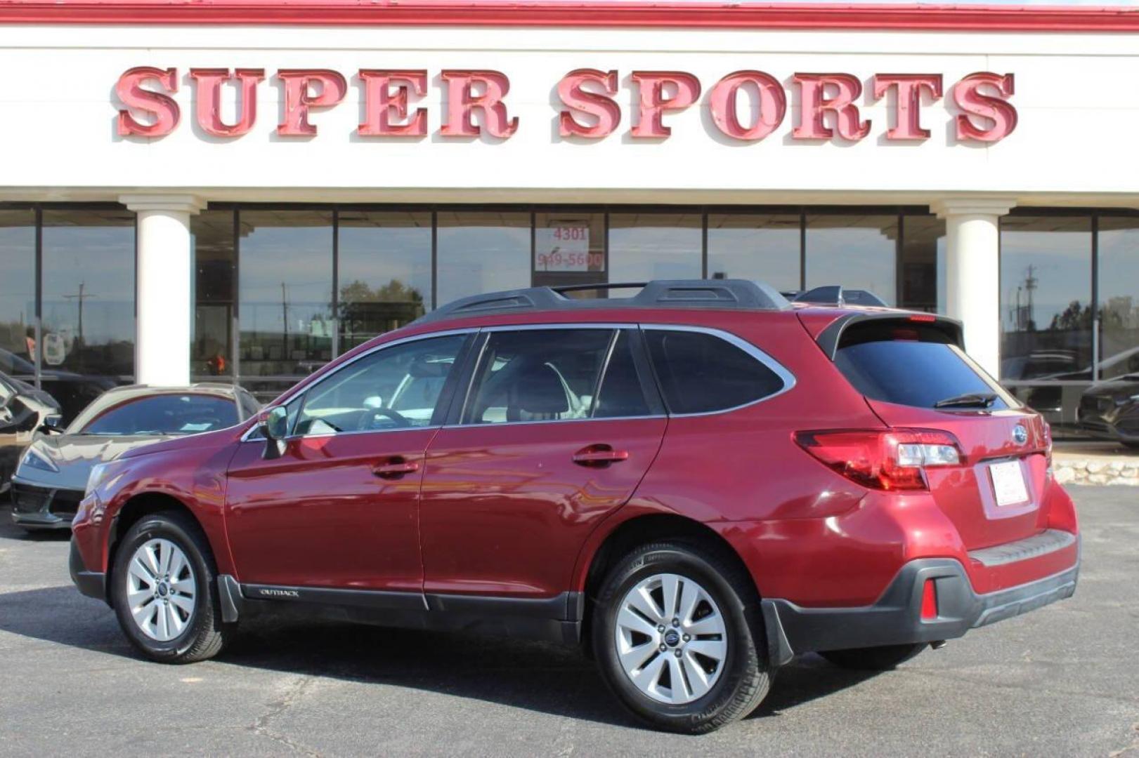 2019 Red Subaru Outback 2.5i Premium (4S4BSAHC1K3) with an 2.5L H4 DOHC 16V engine, CVT transmission, located at 4301 NW 39th , Oklahoma City, OK, 73112, (405) 949-5600, 35.512135, -97.598671 - Photo#5