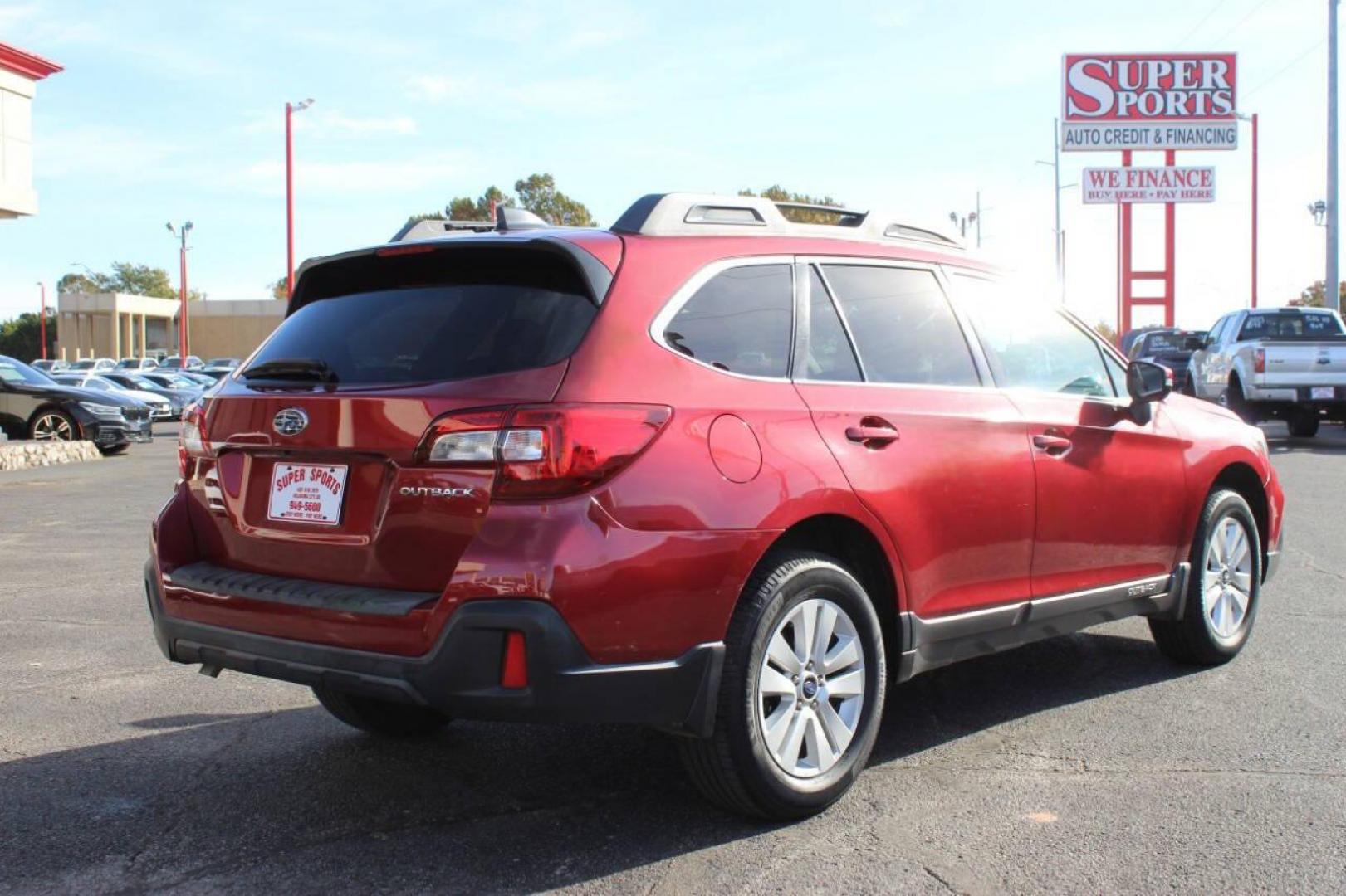 2019 Red Subaru Outback 2.5i Premium (4S4BSAHC1K3) with an 2.5L H4 DOHC 16V engine, CVT transmission, located at 4301 NW 39th , Oklahoma City, OK, 73112, (405) 949-5600, 35.512135, -97.598671 - Photo#6