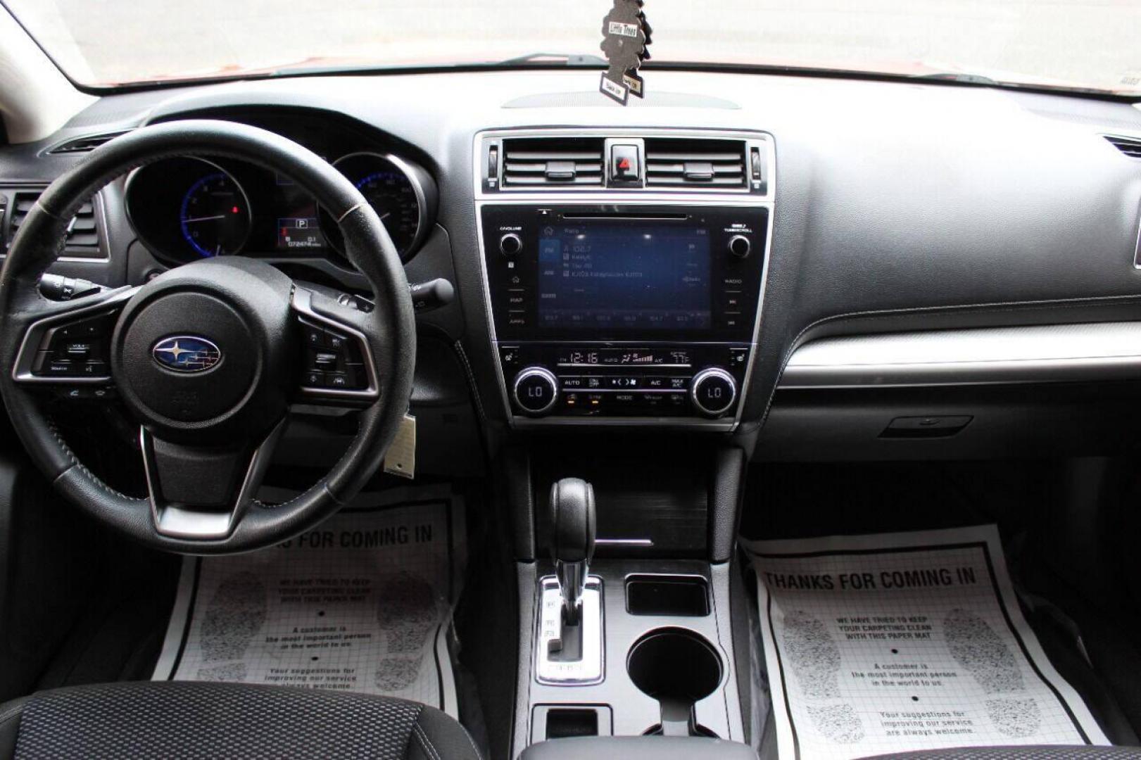 2019 Red Subaru Outback 2.5i Premium (4S4BSAHC1K3) with an 2.5L H4 DOHC 16V engine, CVT transmission, located at 4301 NW 39th , Oklahoma City, OK, 73112, (405) 949-5600, 35.512135, -97.598671 - NO DRIVERS LICENCE NO-FULL COVERAGE INSURANCE-NO CREDIT CHECK. COME ON OVER TO SUPERSPORTS AND TAKE A LOOK AND TEST DRIVE PLEASE GIVE US A CALL AT (405) 949-5600. NO LICENSIA DE MANEJAR- NO SEGURO DE COBERTURA TOTAL- NO VERIFICACCION DE CREDITO. POR FAVOR VENGAN A SUPERSPORTS, ECHE UN - Photo#17