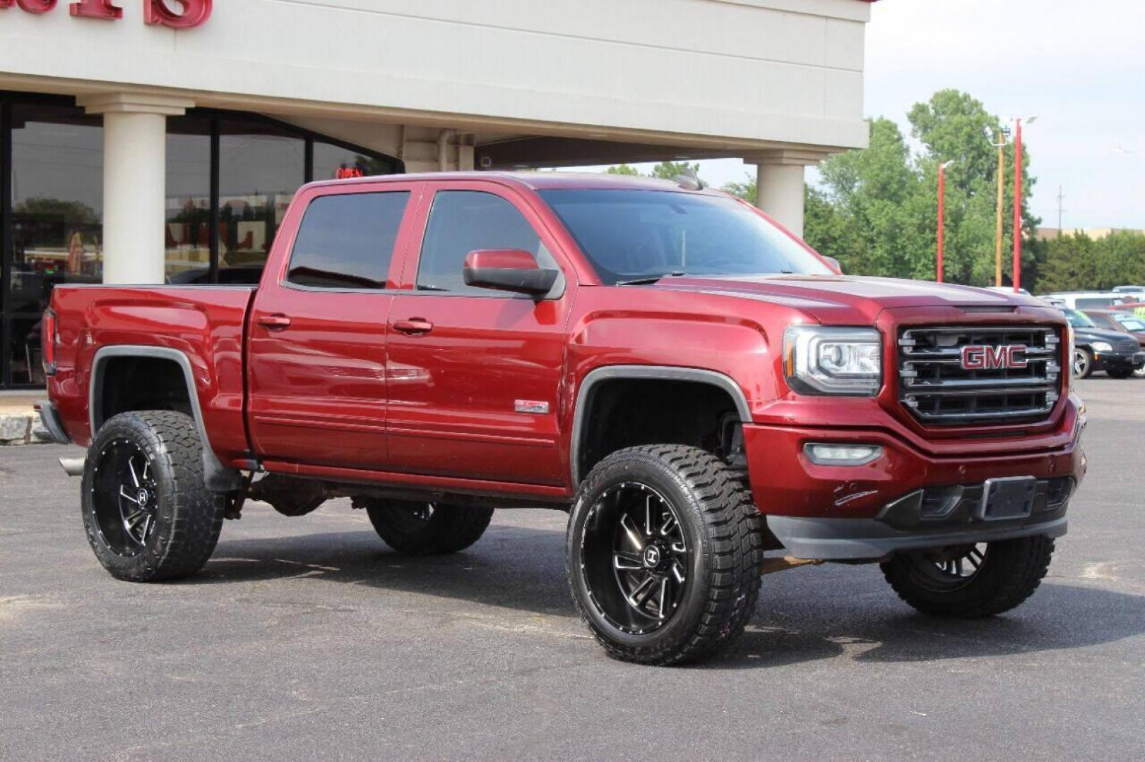 2017 Maroon GMC Sierra 1500 SLT Crew Cab Long Box 4WD (3GTU2NEC4HG) with an 5.3L V8 5.3L V8 engine, Automatic 6-Speed transmission, located at 4301 NW 39th , Oklahoma City, OK, 73112, (405) 949-5600, 35.512135, -97.598671 - NO DRIVERS LICENCE NO-FULL COVERAGE INSURANCE-NO CREDIT CHECK. COME ON OVER TO SUPERSPORTS AND TAKE A LOOK AND TEST DRIVE. PLEASE GIVE US A CALL AT (405) 949-5600. NO LICENSIA DE MANEJAR- NO SEGURO DE COBERTURA TOTAL- NO VERIFICACCION DE CREDITO. POR FAVOR VENGAN A SUPERSPORTS, ECHE UN - Photo#0