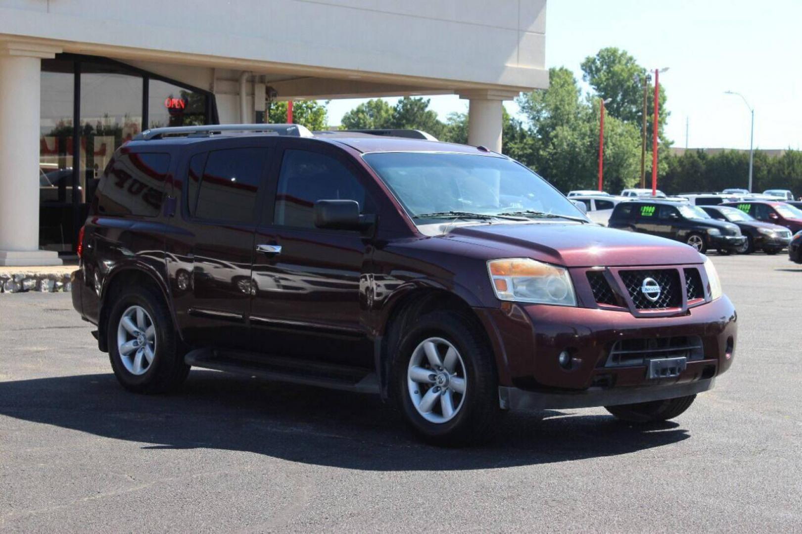 2015 Burgundy Nissan Armada SL 2WD (5N1BA0NDXFN) with an 5.6L V8 DOHC 32V FFV engine, 5-Speed Automatic transmission, located at 4301 NW 39th , Oklahoma City, OK, 73112, (405) 949-5600, 35.512135, -97.598671 - NO DRIVERS LICENCE NO-FULL COVERAGE INSURANCE-NO CREDIT CHECK. COME ON OVER TO SUPERSPORTS AND TAKE A LOOK AND TEST DRIVE. PLEASE GIVE US A CALL AT (405) 949-5600. NO LICENSIA DE MANEJAR- NO SEGURO DE COBERTURA TOTAL- NO VERIFICACCION DE CREDITO. POR FAVOR VENGAN A SUPERSPORTS, ECHE UN - Photo#0