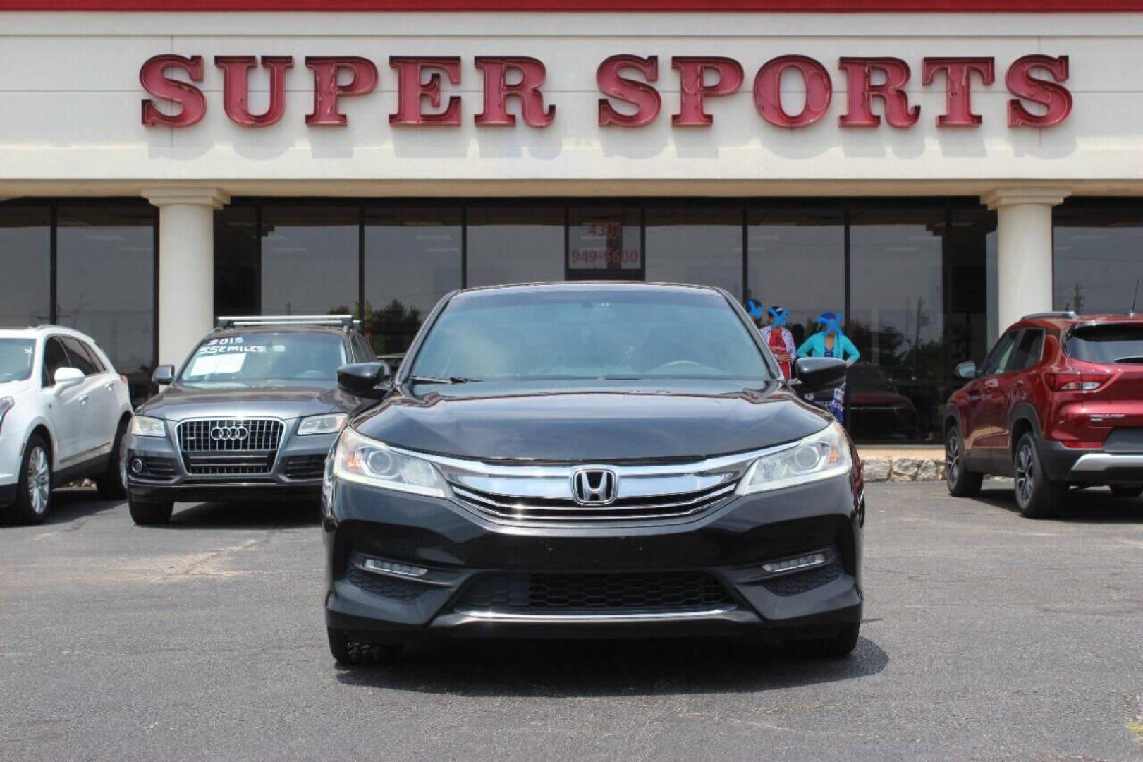 2016 Black Honda Accord Sport Sedan CVT (1HGCR2F51GA) with an 2.4L L4 DOHC 16V engine, CVT transmission, located at 4301 NW 39th , Oklahoma City, OK, 73112, (405) 949-5600, 35.512135, -97.598671 - NO DRIVERS LICENCE NO-FULL COVERAGE INSURANCE-NO CREDIT CHECK. COME ON OVER TO SUPERSPORTS AND TAKE A LOOK AND TEST DRIVE. PLEASE GIVE US A CALL AT (405) 949-5600. NO LICENSIA DE MANEJAR- NO SEGURO DE COBERTURA TOTAL- NO VERIFICACCION DE CREDITO. POR FAVOR VENGAN A SUPERSPORTS, ECHE UN - Photo#2