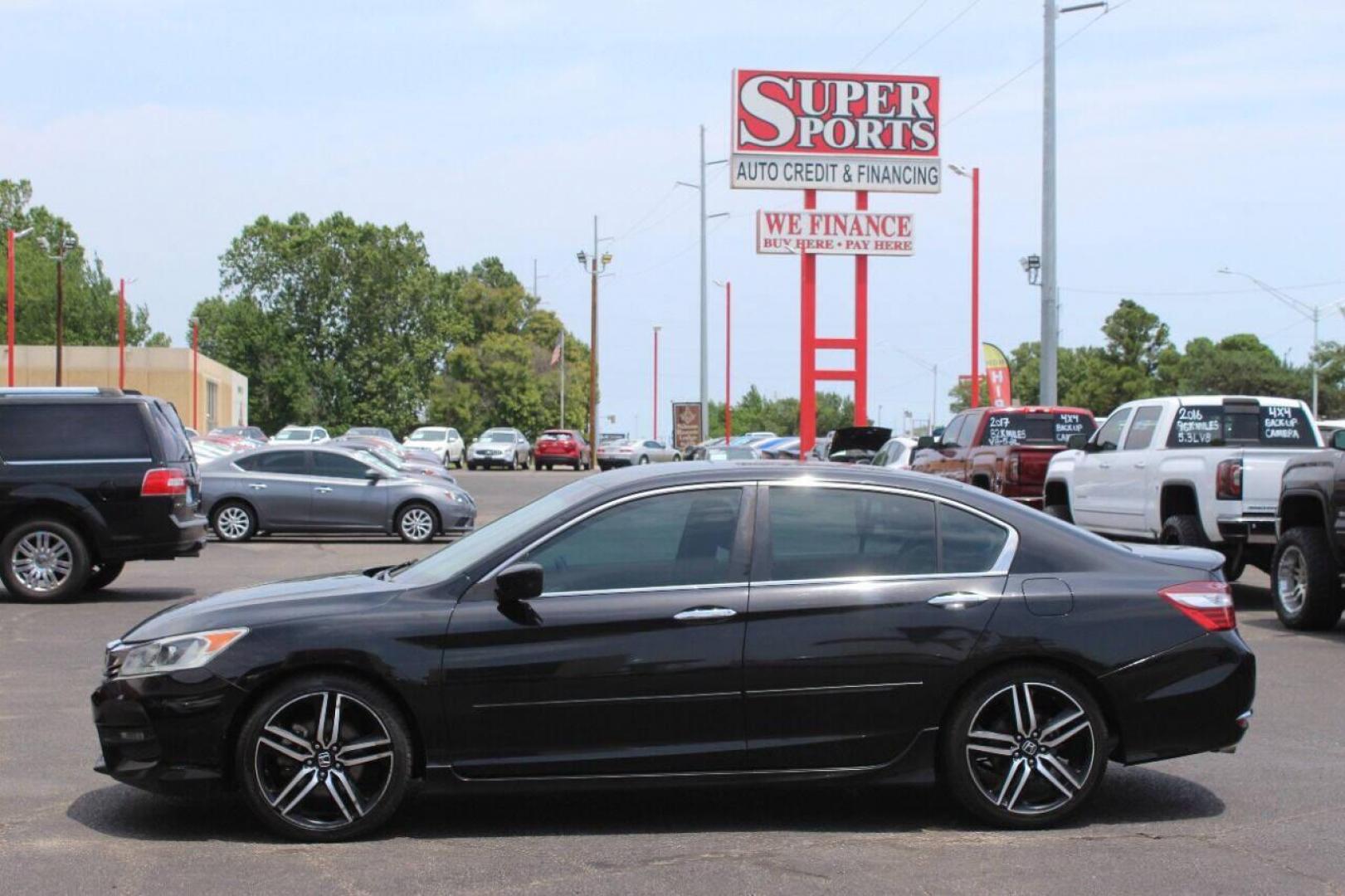 2016 Black Honda Accord Sport Sedan CVT (1HGCR2F51GA) with an 2.4L L4 DOHC 16V engine, CVT transmission, located at 4301 NW 39th , Oklahoma City, OK, 73112, (405) 949-5600, 35.512135, -97.598671 - NO DRIVERS LICENCE NO-FULL COVERAGE INSURANCE-NO CREDIT CHECK. COME ON OVER TO SUPERSPORTS AND TAKE A LOOK AND TEST DRIVE. PLEASE GIVE US A CALL AT (405) 949-5600. NO LICENSIA DE MANEJAR- NO SEGURO DE COBERTURA TOTAL- NO VERIFICACCION DE CREDITO. POR FAVOR VENGAN A SUPERSPORTS, ECHE UN - Photo#6