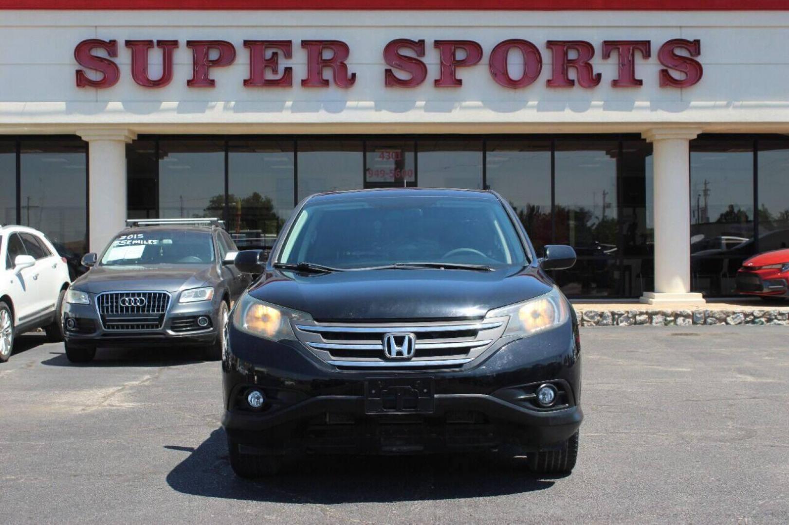 2014 Black Honda CR-V EX 2WD 5-Speed AT (3CZRM3H59EG) with an 2.4L L4 DOHC 16V engine, 5-Speed Automatic transmission, located at 4301 NW 39th , Oklahoma City, OK, 73112, (405) 949-5600, 35.512135, -97.598671 - Photo#2