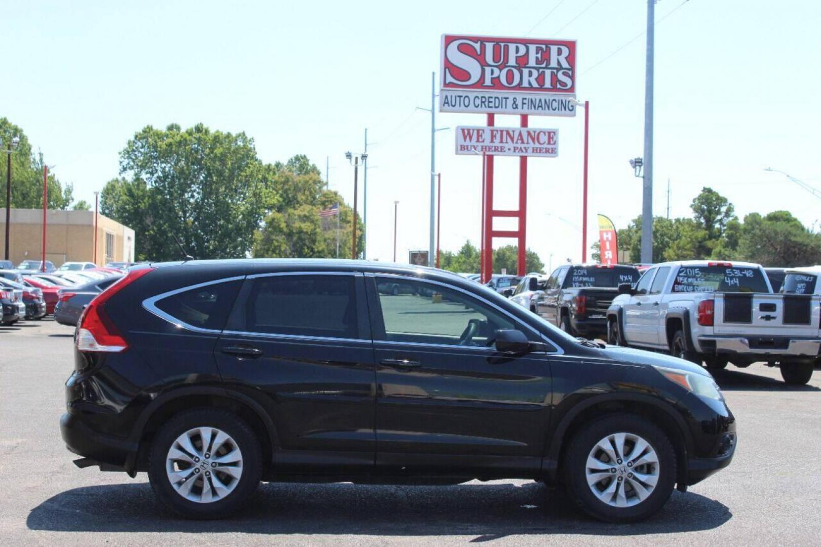 2014 Black Honda CR-V EX 2WD 5-Speed AT (3CZRM3H59EG) with an 2.4L L4 DOHC 16V engine, 5-Speed Automatic transmission, located at 4301 NW 39th , Oklahoma City, OK, 73112, (405) 949-5600, 35.512135, -97.598671 - Photo#3