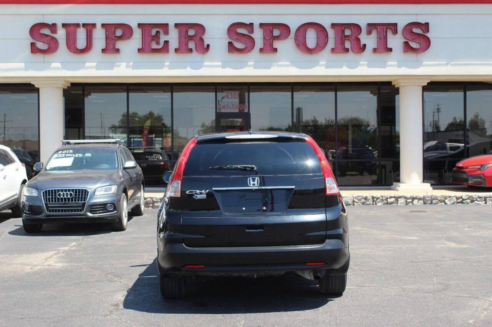 2014 Black Honda CR-V EX 2WD 5-Speed AT (3CZRM3H59EG) with an 2.4L L4 DOHC 16V engine, 5-Speed Automatic transmission, located at 4301 NW 39th , Oklahoma City, OK, 73112, (405) 949-5600, 35.512135, -97.598671 - Photo#4