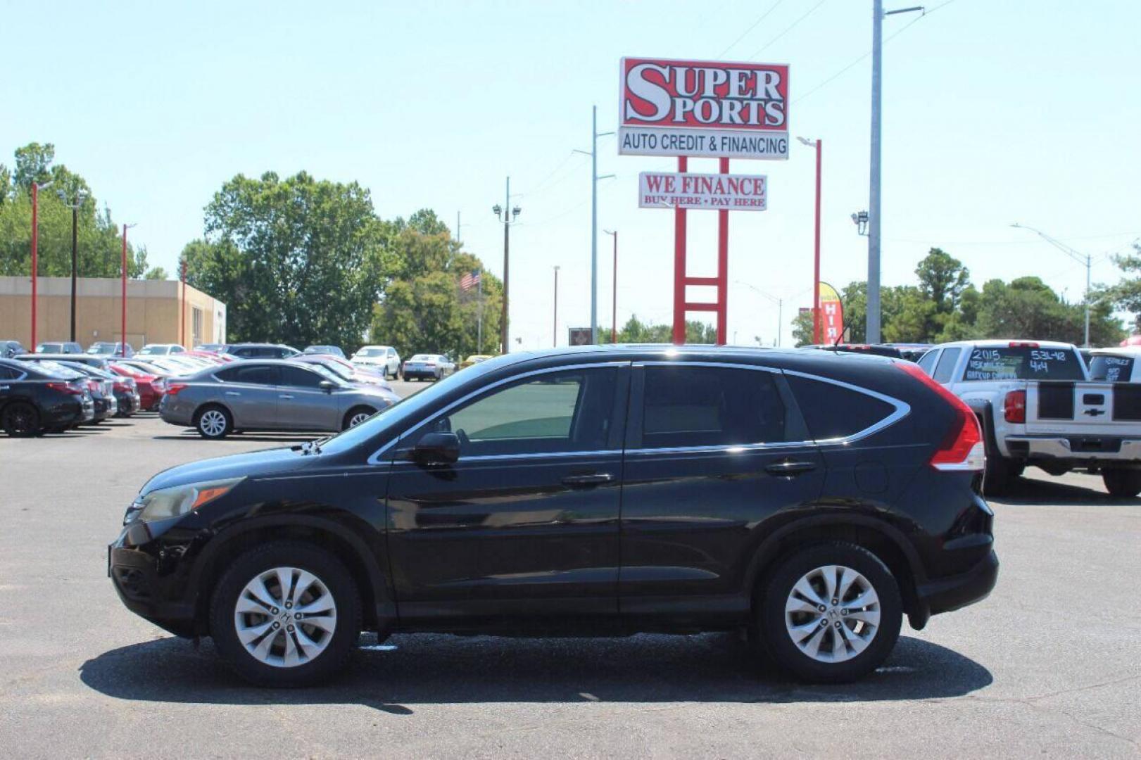 2014 Black Honda CR-V EX 2WD 5-Speed AT (3CZRM3H59EG) with an 2.4L L4 DOHC 16V engine, 5-Speed Automatic transmission, located at 4301 NW 39th , Oklahoma City, OK, 73112, (405) 949-5600, 35.512135, -97.598671 - Photo#6