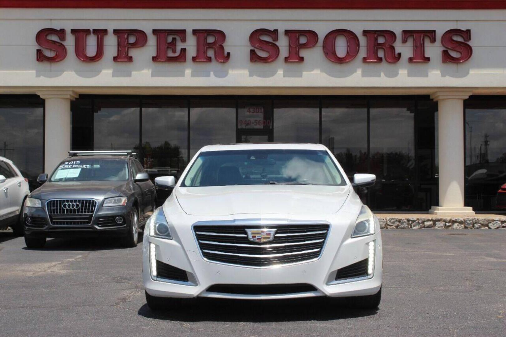 2015 White Cadillac CTS 3.6L Performance RWD (1G6AS5S36F0) with an 3.6L V6 DOHC 24V engine, 8A transmission, located at 4301 NW 39th , Oklahoma City, OK, 73112, (405) 949-5600, 35.512135, -97.598671 - NO DRIVERS LICENCE NO-FULL COVERAGE INSURANCE-NO CREDIT CHECK. COME ON OVER TO SUPERSPORTS AND TAKE A LOOK AND TEST DRIVE. PLEASE GIVE US A CALL AT (405) 949-5600. NO LICENSIA DE MANEJAR- NO SEGURO DE COBERTURA TOTAL- NO VERIFICACCION DE CREDITO. POR FAVOR VENGAN A SUPERSPORTS, ECHE UN - Photo#0
