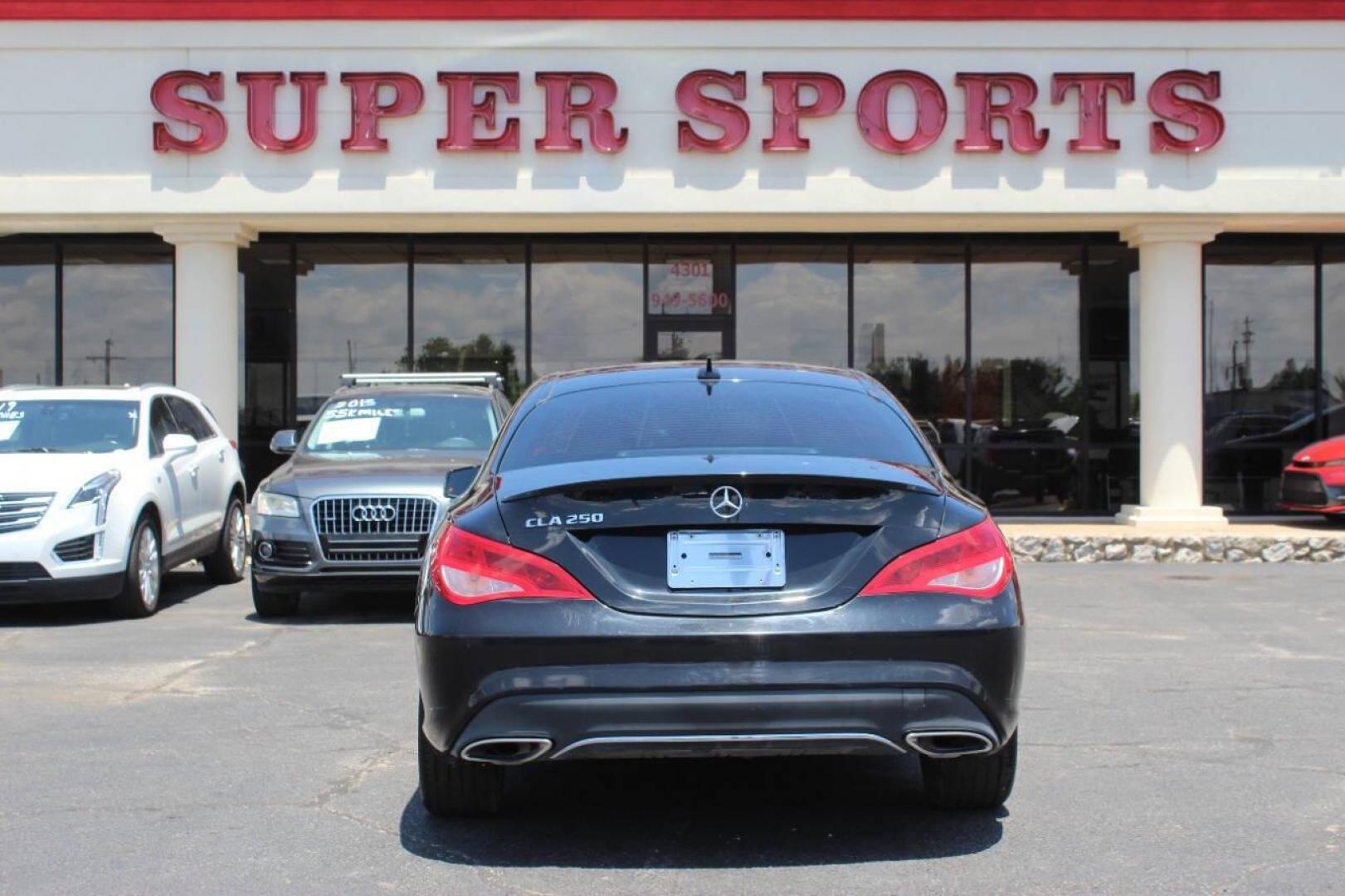 2018 Black Mercedes-Benz CLA-Class CLA250 (WDDSJ4EB8JN) with an 2.0L L4 DOHC 16V engine, 7A transmission, located at 4301 NW 39th , Oklahoma City, OK, 73112, (405) 949-5600, 35.512135, -97.598671 - NO DRIVERS LICENCE NO-FULL COVERAGE INSURANCE-NO CREDIT CHECK. COME ON OVER TO SUPERSPORTS AND TAKE A LOOK AND TEST DRIVE. PLEASE GIVE US A CALL AT (405) 949-5600. NO LICENSIA DE MANEJAR- NO SEGURO DE COBERTURA TOTAL- NO VERIFICACCION DE CREDITO. POR FAVOR VENGAN A SUPERSPORTS, ECHE UN - Photo#4