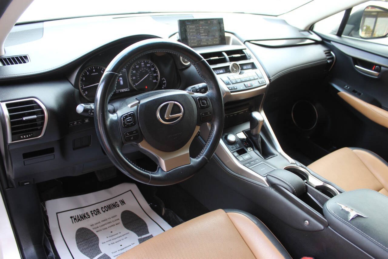2015 White Lexus NX 200t FWD (JTJYARBZ9F2) with an 2.0L I4 Turbocharger 2.0L I4 engine, Automatic 6-Speed transmission, located at 4301 NW 39th , Oklahoma City, OK, 73112, (405) 949-5600, 35.512135, -97.598671 - Hablamos espanol. SPEND SMART --- BUY FROM SUPER SPORTS. ALL PRICES, DOWN PAYMENTS, PAYMENTS, AND FINANCE TERMS ARE NEGOTIABLE AT THE TIME OF APPROVAL. WE WILL WORK WITH YOU TO FIT YOUR BUDGET. WE WILL EVEN LOWER AND ADJUST THE NUMBERS TO HELP MAKE THE VEHICLE MORE AFFORDABLE FOR YOU.- Photo#18