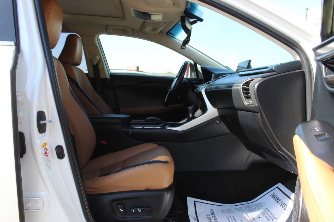 2015 White Lexus NX 200t FWD (JTJYARBZ9F2) with an 2.0L I4 Turbocharger 2.0L I4 engine, Automatic 6-Speed transmission, located at 4301 NW 39th , Oklahoma City, OK, 73112, (405) 949-5600, 35.512135, -97.598671 - Hablamos espanol. SPEND SMART --- BUY FROM SUPER SPORTS. ALL PRICES, DOWN PAYMENTS, PAYMENTS, AND FINANCE TERMS ARE NEGOTIABLE AT THE TIME OF APPROVAL. WE WILL WORK WITH YOU TO FIT YOUR BUDGET. WE WILL EVEN LOWER AND ADJUST THE NUMBERS TO HELP MAKE THE VEHICLE MORE AFFORDABLE FOR YOU.- Photo#8
