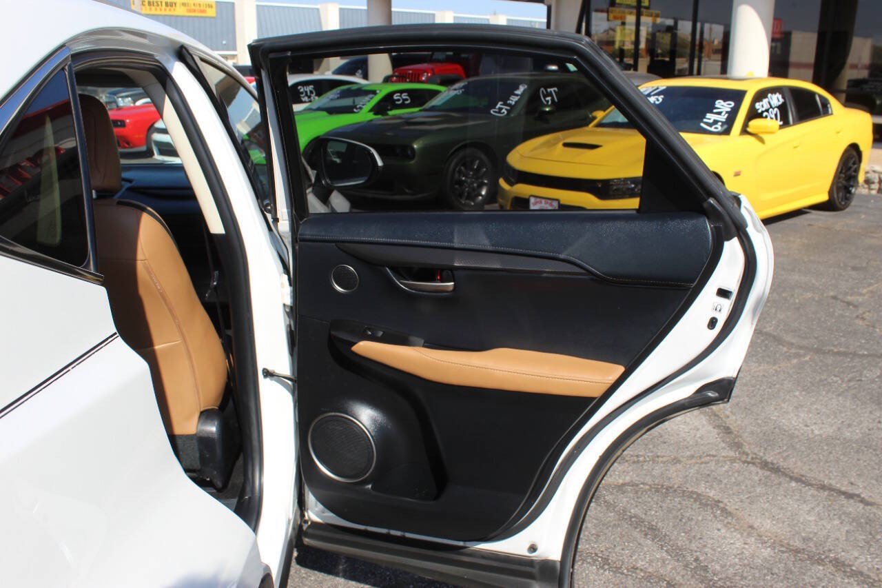 2015 White Lexus NX 200t FWD (JTJYARBZ9F2) with an 2.0L I4 Turbocharger 2.0L I4 engine, Automatic 6-Speed transmission, located at 4301 NW 39th , Oklahoma City, OK, 73112, (405) 949-5600, 35.512135, -97.598671 - Hablamos espanol. SPEND SMART --- BUY FROM SUPER SPORTS. ALL PRICES, DOWN PAYMENTS, PAYMENTS, AND FINANCE TERMS ARE NEGOTIABLE AT THE TIME OF APPROVAL. WE WILL WORK WITH YOU TO FIT YOUR BUDGET. WE WILL EVEN LOWER AND ADJUST THE NUMBERS TO HELP MAKE THE VEHICLE MORE AFFORDABLE FOR YOU.- Photo#12