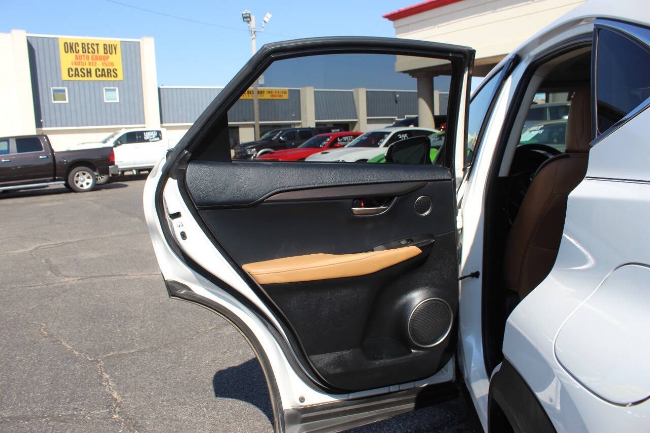 2015 White Lexus NX 200t FWD (JTJYARBZ9F2) with an 2.0L I4 Turbocharger 2.0L I4 engine, Automatic 6-Speed transmission, located at 4301 NW 39th , Oklahoma City, OK, 73112, (405) 949-5600, 35.512135, -97.598671 - Hablamos espanol. SPEND SMART --- BUY FROM SUPER SPORTS. ALL PRICES, DOWN PAYMENTS, PAYMENTS, AND FINANCE TERMS ARE NEGOTIABLE AT THE TIME OF APPROVAL. WE WILL WORK WITH YOU TO FIT YOUR BUDGET. WE WILL EVEN LOWER AND ADJUST THE NUMBERS TO HELP MAKE THE VEHICLE MORE AFFORDABLE FOR YOU.- Photo#17