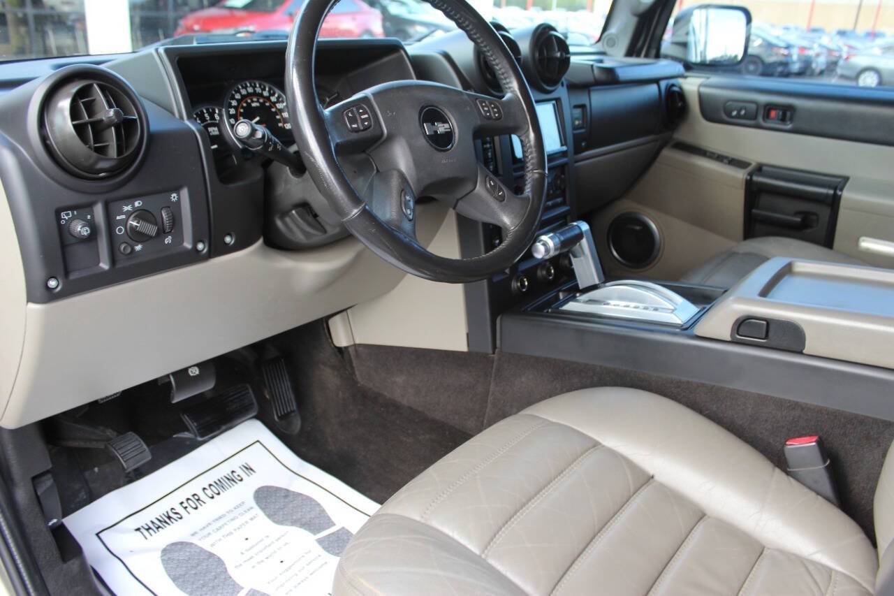 2005 Gold HUMMER H2 SUV (5GRGN23U45H) with an 6.0L V8 6.0L V8 engine, Automatic 4-Speed transmission, located at 4301 NW 39th , Oklahoma City, OK, 73112, (405) 949-5600, 35.512135, -97.598671 - Hablamos espaol. SPEND SMART --- BUY FROM SUPER SPORTS. ASKING WHOLESALE CASH PRICE: $15,900 (CASH ONLY) PLUS $100 PROCESSING FEE. ALL PRICES, DOWN PAYMENTS, PAYMENTS, AND FINANCE TERMS ARE NEGOTIABLE AT THE TIME OF APPROVAL. WE WILL WORK WITH YOU TO FIT YOUR BUDGET. WE WILL EVEN LOW - Photo#15