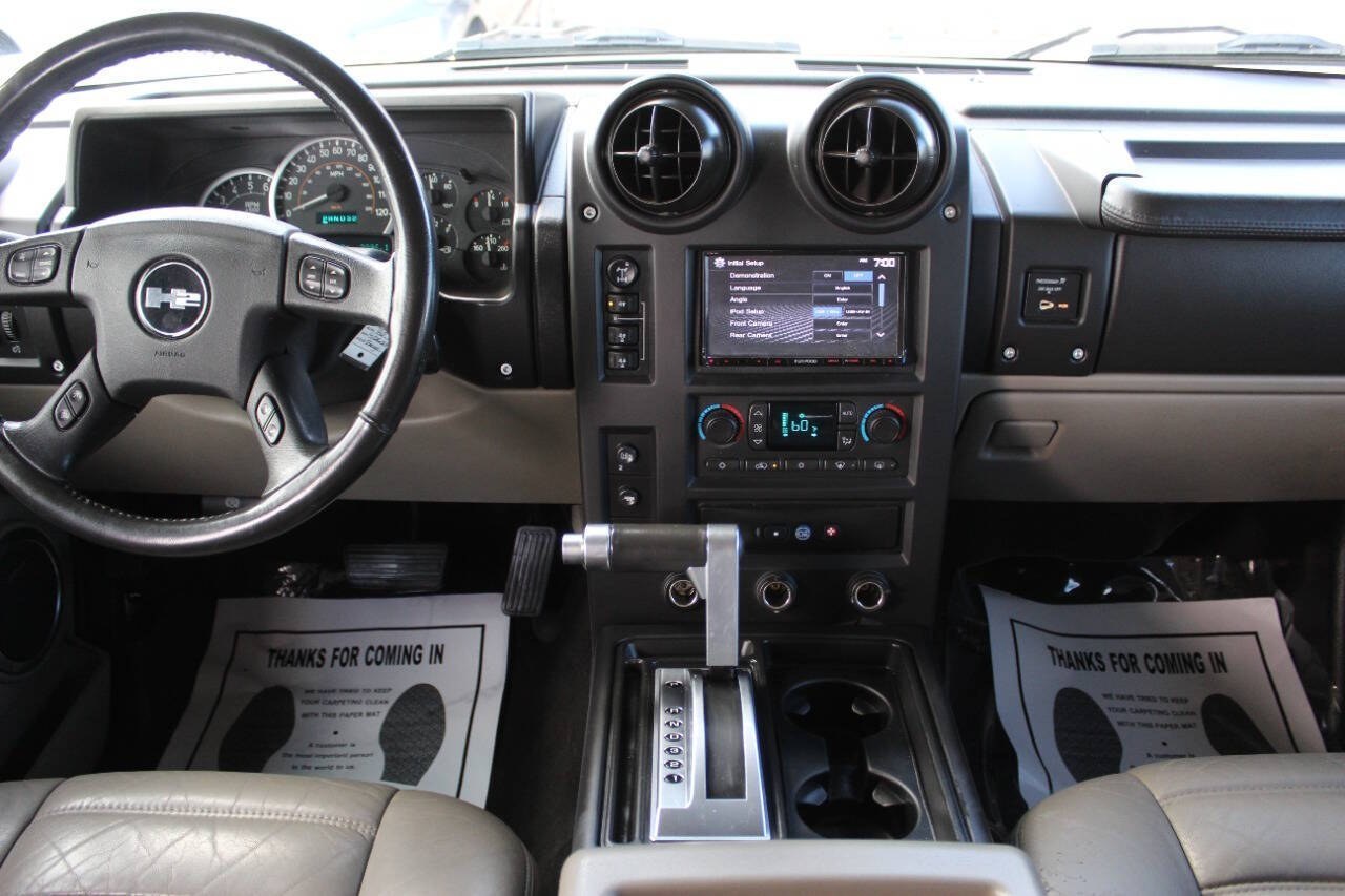 2005 Gold HUMMER H2 SUV (5GRGN23U45H) with an 6.0L V8 6.0L V8 engine, Automatic 4-Speed transmission, located at 4301 NW 39th , Oklahoma City, OK, 73112, (405) 949-5600, 35.512135, -97.598671 - Hablamos espaol. SPEND SMART --- BUY FROM SUPER SPORTS. ASKING WHOLESALE CASH PRICE: $15,900 (CASH ONLY) PLUS $100 PROCESSING FEE. ALL PRICES, DOWN PAYMENTS, PAYMENTS, AND FINANCE TERMS ARE NEGOTIABLE AT THE TIME OF APPROVAL. WE WILL WORK WITH YOU TO FIT YOUR BUDGET. WE WILL EVEN LOW - Photo#17