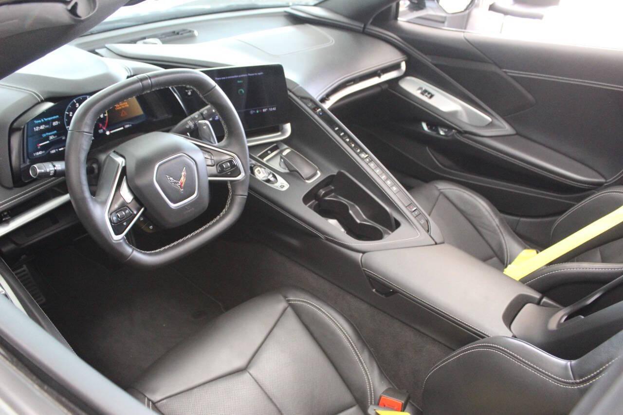 2023 Gray Chevrolet Corvette 1LT Coupe (1G1YA2D41P5) with an 6.2L V8 engine, 8A transmission, located at 4301 NW 39th , Oklahoma City, OK, 73112, (405) 949-5600, 35.512135, -97.598671 - NO DRIVERS LICENCE -NO FULL COVERAGE INSURANCE - NO CREDIT CHECK. COME ON OVER TO SUPERSPORTS, TAKE A LOOK AND TEST DRIVE. PLEASE GIVE US A CALL AT (405) 949-5600. NO LICENCIA DE CONDUCIR - NO SEGURO DE COBERTURA TOTAL - NO VERIFICACION DE CREDITO. VISITENOS EN SUPERSPORTS, MIRE NUESTRO - Photo#11