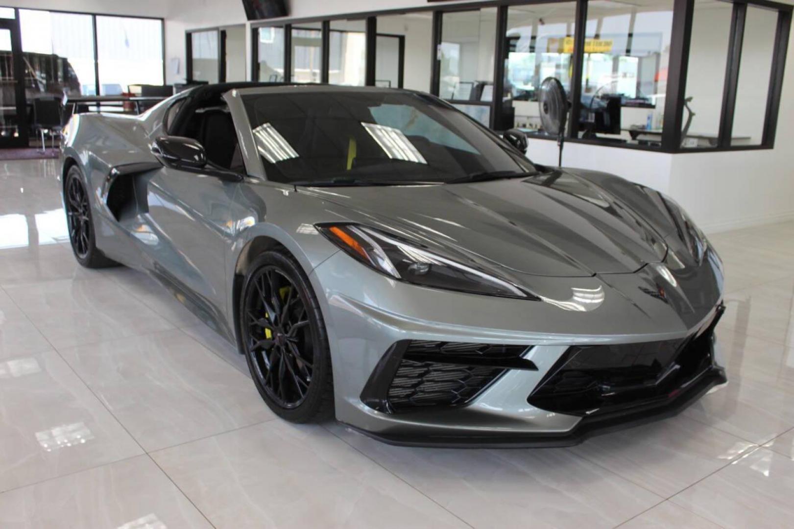 2023 Gray Chevrolet Corvette 1LT Coupe (1G1YA2D41P5) with an 6.2L V8 engine, 8A transmission, located at 4301 NW 39th , Oklahoma City, OK, 73112, (405) 949-5600, 35.512135, -97.598671 - NO DRIVERS LICENCE NO-FULL COVERAGE INSURANCE-NO CREDIT CHECK. COME ON OVER TO SUPERSPORTS AND TAKE A LOOK AND TEST DRIVE. PLEASE GIVE US A CALL AT (405) 949-5600. NO LICENSIA DE MANEJAR- NO SEGURO DE COBERTURA TOTAL- NO VERIFICACCION DE CREDITO. POR FAVOR VENGAN A SUPERSPORTS, ECHE UN - Photo#1