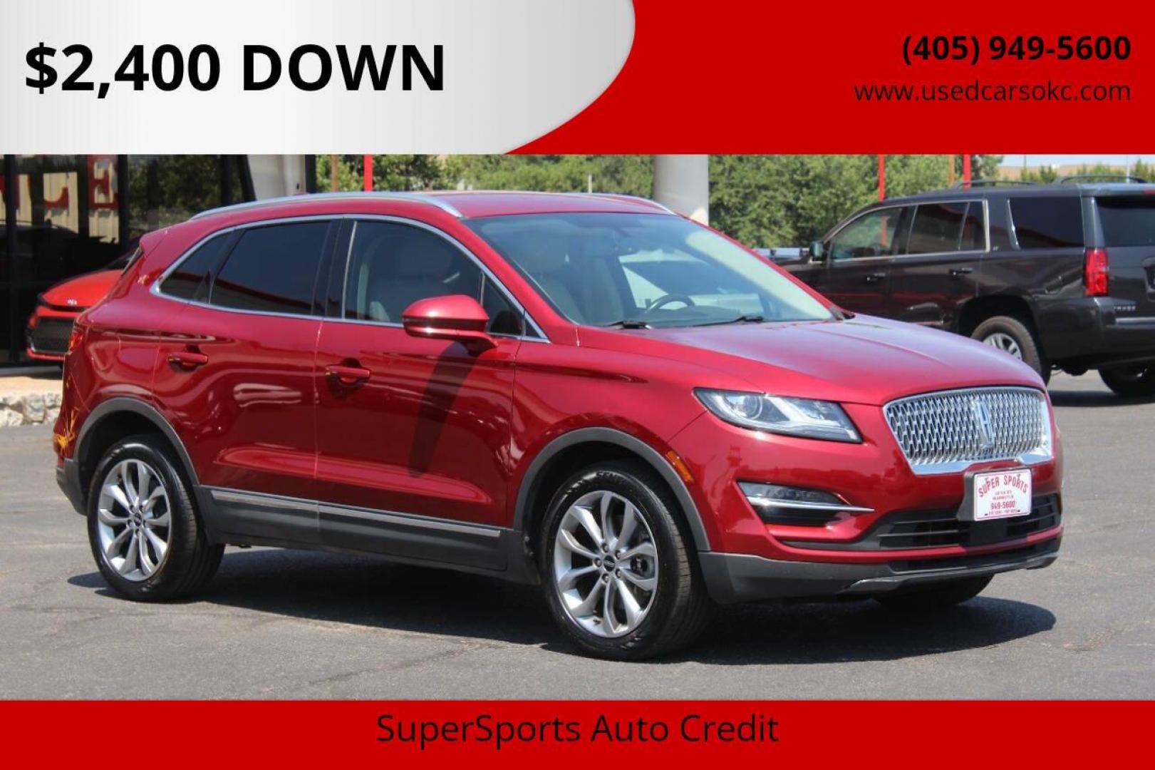 2019 Burgundy Lincoln MKC Select FWD (5LMCJ2C94KU) with an 2.0L L4 DOHC 16V engine, 6A transmission, located at 4301 NW 39th , Oklahoma City, OK, 73112, (405) 949-5600, 35.512135, -97.598671 - NO DRIVERS LICENCE NO-FULL COVERAGE INSURANCE-NO CREDIT CHECK. COME ON OVER TO SUPERSPORTS AND TAKE A LOOK AND TEST DRIVE. PLEASE GIVE US A CALL AT (405) 949-5600. NO LICENSIA DE MANEJAR- NO SEGURO DE COBERTURA TOTAL- NO VERIFICACCION DE CREDITO. POR FAVOR VENGAN A SUPERSPORTS, ECHE UN - Photo#0