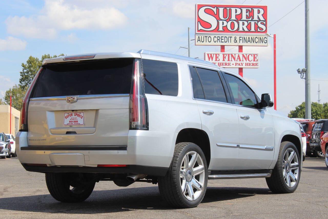 2016 Gray Cadillac Escalade Luxury 2WD (1GYS3BKJ0GR) with an 6.2L V8 6.2L V8 engine, Automatic 8-Speed transmission, located at 4301 NW 39th , Oklahoma City, OK, 73112, (405) 949-5600, 35.512135, -97.598671 - Hablamos espanol. SPEND SMART --- BUY FROM SUPER SPORTS. ALL PRICES, DOWN PAYMENTS, PAYMENTS, AND FINANCE TERMS ARE NEGOTIABLE AT THE TIME OF APPROVAL. WE WILL WORK WITH YOU TO FIT YOUR BUDGET. WE WILL EVEN LOWER AND ADJUST THE NUMBERS TO HELP MAKE THE VE HICLE MORE AFFORDABLE FOR YOU.- Photo#3