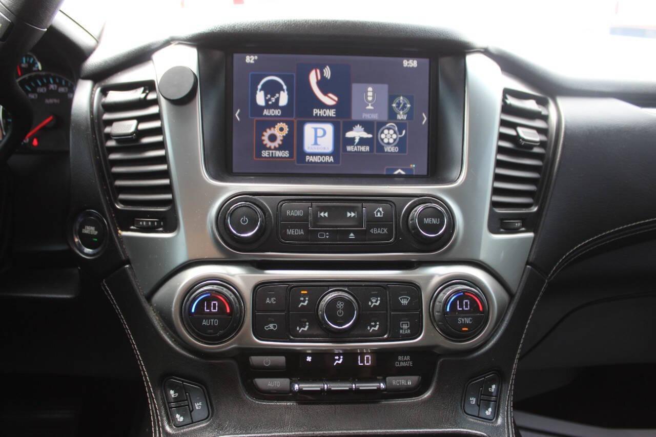 2015 Black Chevrolet Tahoe LTZ 4WD (1GNSKCKC9FR) with an 5.3L V8 5.3L V8 engine, Automatic 6-Speed transmission, located at 4301 NW 39th , Oklahoma City, OK, 73112, (405) 949-5600, 35.512135, -97.598671 - NO DRIVERS LICENCE NO-FULL COVERAGE INSURANCE-NO CREDIT CHECK. COME ON OVER TO SUPERSPORTS AND TAKE A LOOK AND TEST DRIVE. PLEASE GIVE US A CALL AT (405) 949-5600. NO LICENSIA DE MANEJAR- NO SEGURO DE COBERTURA TOTAL- NO VERIFICACCION DE CREDITO. POR FAVOR VENGAN A SUPERSPORTS, ECHE UN - Photo#25