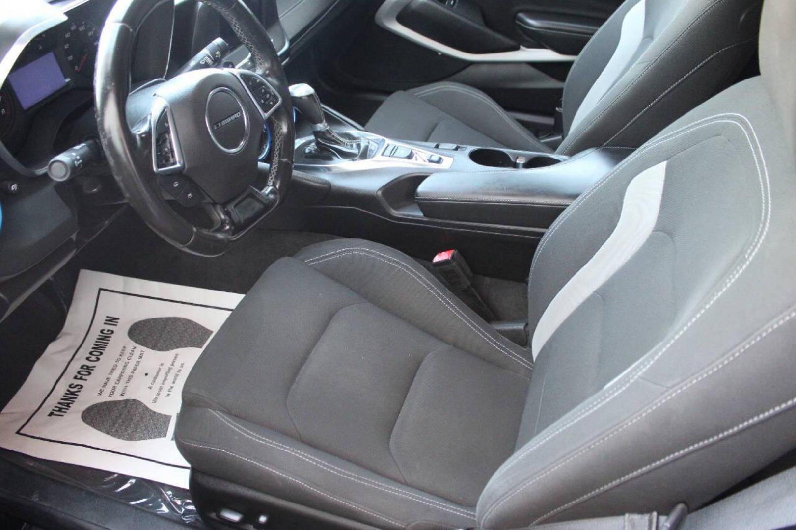 2019 Black Chevrolet Camaro 1LT Coupe (1G1FB1RX7K0) with an 2.0L L4 DOHC 16V TURBO engine, 6M transmission, located at 4301 NW 39th , Oklahoma City, OK, 73112, (405) 949-5600, 35.512135, -97.598671 - Photo#14