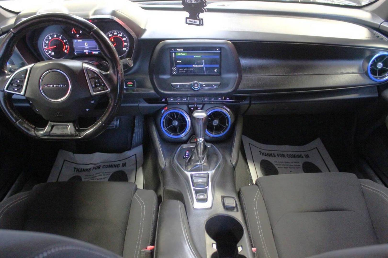 2019 Black Chevrolet Camaro 1LT Coupe (1G1FB1RX7K0) with an 2.0L L4 DOHC 16V TURBO engine, 6M transmission, located at 4301 NW 39th , Oklahoma City, OK, 73112, (405) 949-5600, 35.512135, -97.598671 - Photo#15