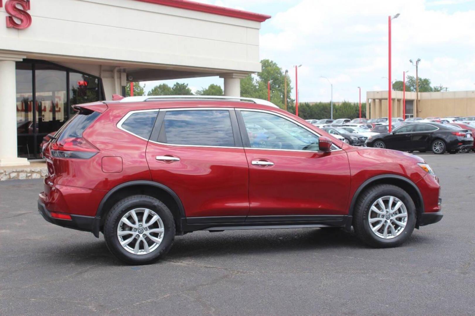 2020 Red Nissan Rogue S AWD (5N1AT2MV3LC) with an 2.5L L4 DOHC 16V engine, CVT transmission, located at 4301 NW 39th , Oklahoma City, OK, 73112, (405) 949-5600, 35.512135, -97.598671 - Photo#2