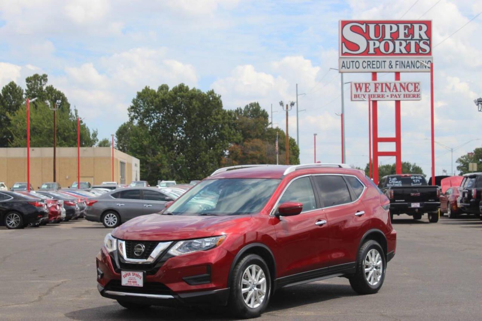 2020 Red Nissan Rogue S AWD (5N1AT2MV3LC) with an 2.5L L4 DOHC 16V engine, CVT transmission, located at 4301 NW 39th , Oklahoma City, OK, 73112, (405) 949-5600, 35.512135, -97.598671 - Photo#6