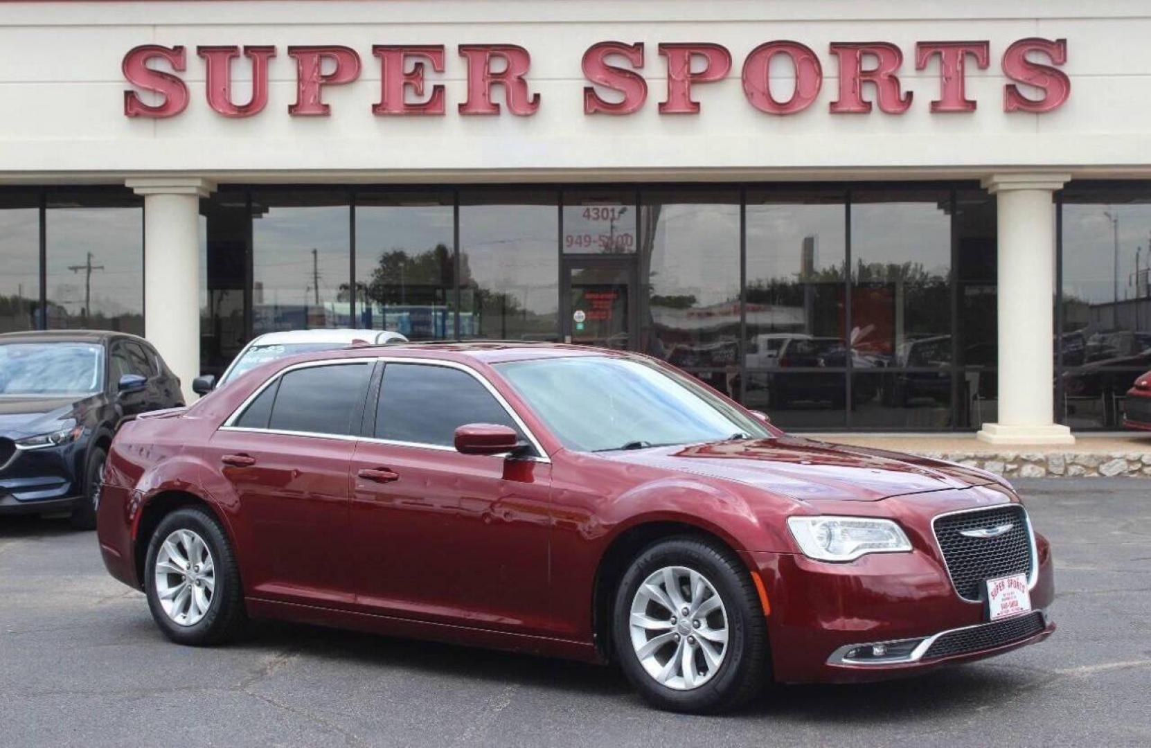 2016 Burgundy Chrysler 300 Limited RWD (2C3CCAAG4GH) with an 3.6L V6 SOHC 24V engine, 8A transmission, located at 4301 NW 39th , Oklahoma City, OK, 73112, (405) 949-5600, 35.512135, -97.598671 - Photo#0