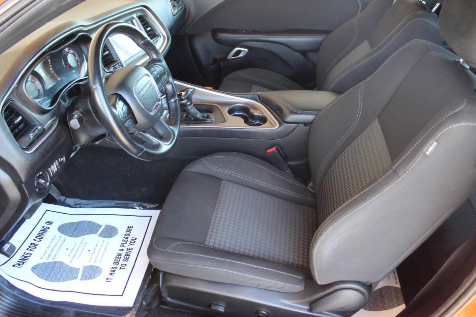 2021 Orange Dodge Challenger SXT (2C3CDZAG1MH) with an 3.6L V6 DOHC 24V engine, 8A transmission, located at 4301 NW 39th , Oklahoma City, OK, 73112, (405) 949-5600, 35.512135, -97.598671 - NO DRIVERS LICENCE NO-FULL COVERAGE INSURANCE-NO CREDIT CHECK. COME ON OVER TO SUPERSPORTS AND TAKE A LOOK AND TEST DRIVE. PLEASE GIVE US A CALL AT (405) 949-5600. NO LICENSIA DE MANEJAR- NO SEGURO DE COBERTURA TOTAL- NO VERIFICACCION DE CREDITO. POR FAVOR VENGAN A SUPERSPORTS, ECHE UN - Photo#12