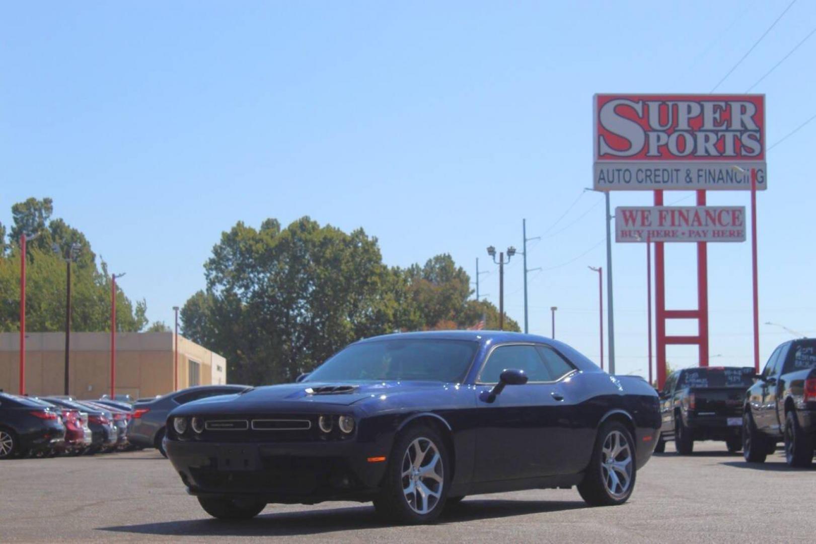 2015 Blue Dodge Challenger SXT Plus (2C3CDZBG9FH) with an 3.6L V6 DOHC 24V engine, 5-Speed Automatic transmission, located at 4301 NW 39th , Oklahoma City, OK, 73112, (405) 949-5600, 35.512135, -97.598671 - MUST SEE. NO DRIVERS LICENCE NO-FULL COVERAGE INSURANCE-NO CREDIT CHECK. COME ON OVER TO SUPERSPORTS AND TAKE A LOOK AND TEST DRIVE. PLEASE GIVE US A CALL AT (405) 949-5600. NO LICENSIA DE MANEJAR- NO SEGURO DE COBERTURA TOTAL- NO VERIFICACCION DE CREDITO. POR FAVOR VENGAN A SUPERS - Photo#6