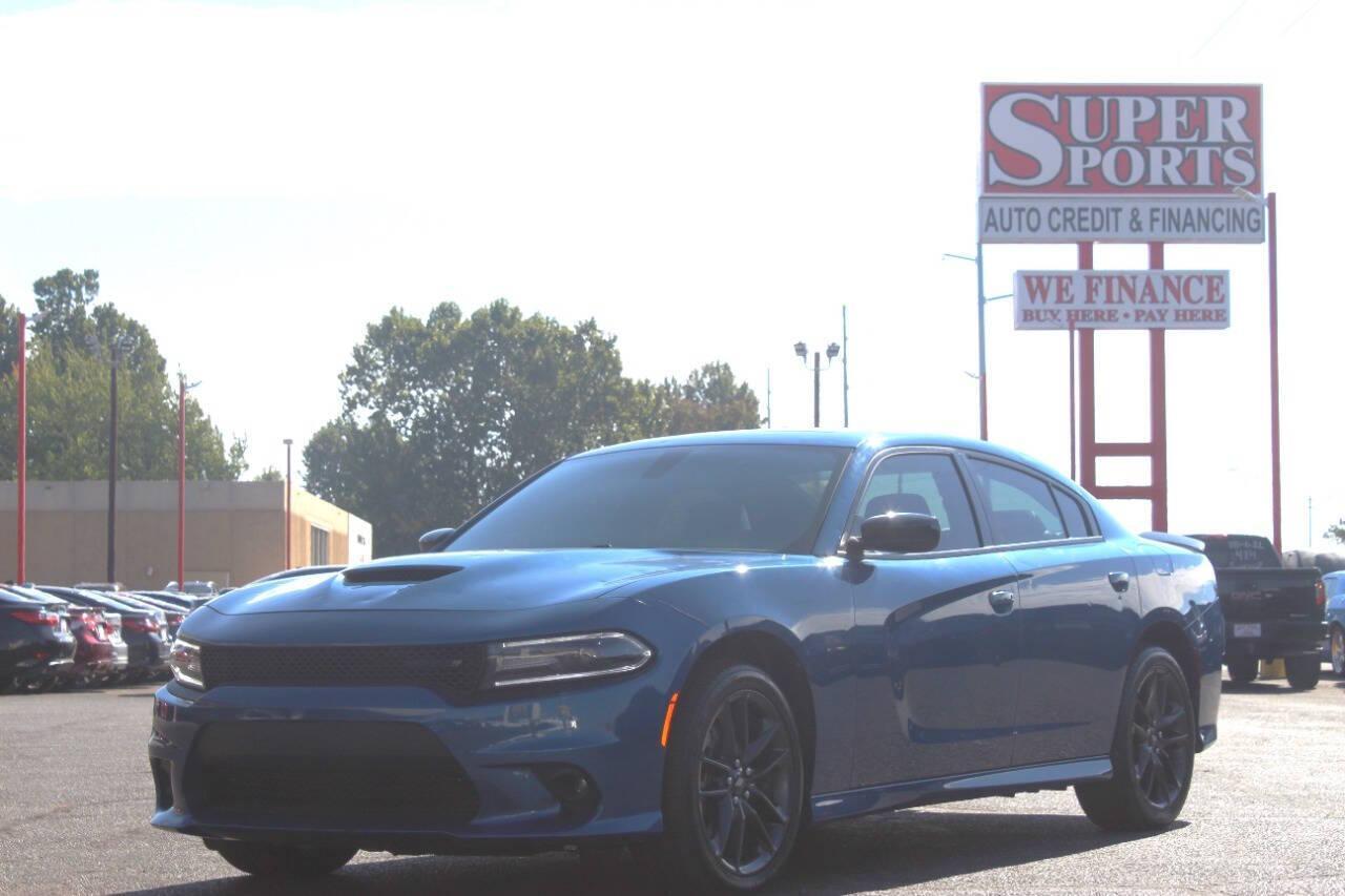 2021 Blue Dodge Charger GT AWD (2C3CDXMGXMH) with an 3.6L V6 DOHC 24V engine, 8A transmission, located at 4301 NW 39th , Oklahoma City, OK, 73112, (405) 949-5600, 35.512135, -97.598671 - NO DRIVERS LICENCE NO-FULL COVERAGE INSURANCE-NO CREDIT CHECK. COME ON OVER TO SUPERSPORTS AND TAKE A LOOK AND TEST DRIVE. PLEASE GIVE US A CALL AT (405) 949-5600. NO LICENSIA DE MANEJAR- NO SEGURO DE COBERTURA TOTAL- NO VERIFICACCION DE CREDITO. POR FAVOR VENGAN A SUPERSPORTS, ECHE UN - Photo#5