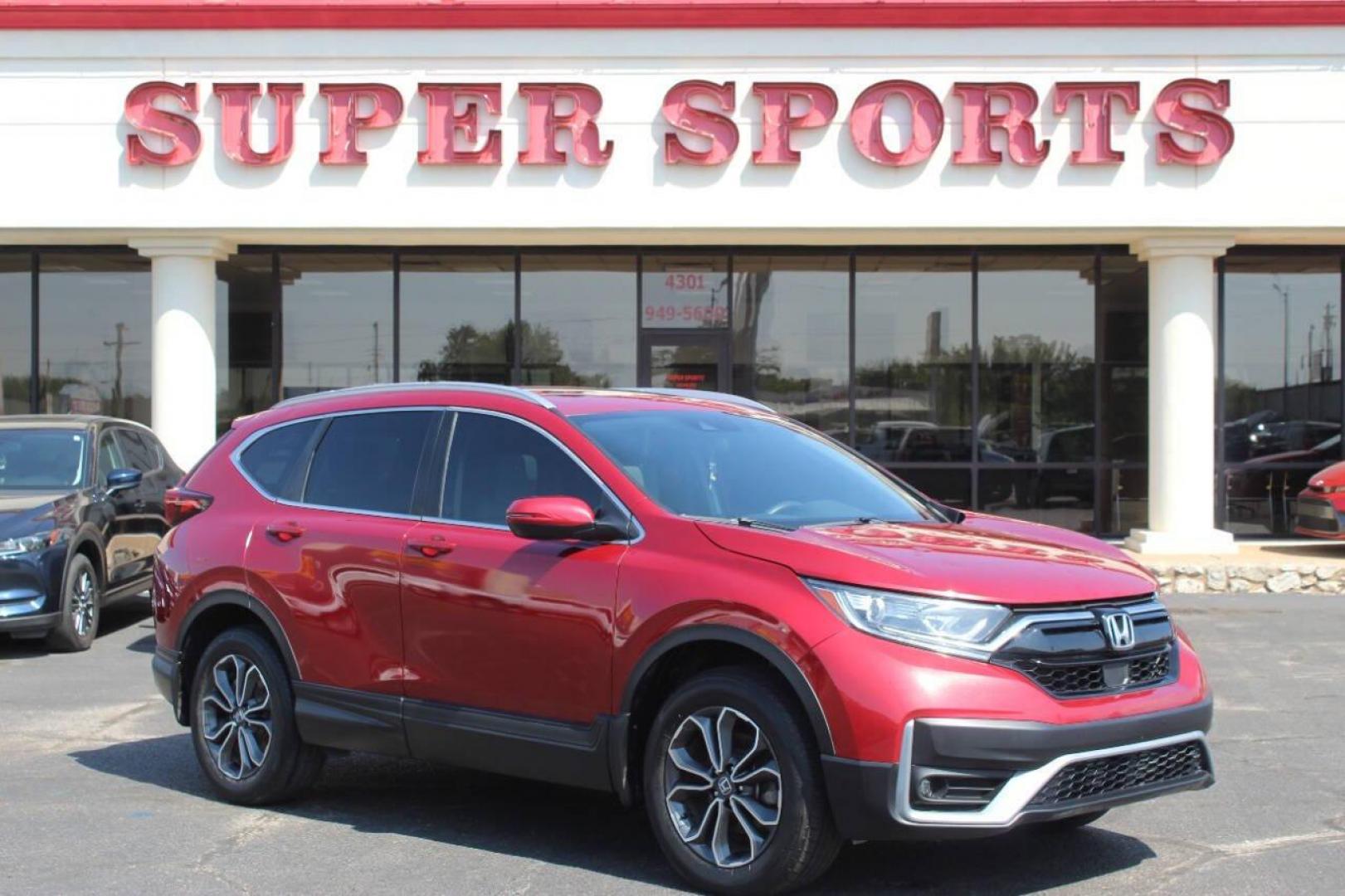 2021 Red Honda CR-V EX AWD (2HKRW2H59MH) with an 1.5L L4 16V DOHC TURBO engine, CVT transmission, located at 4301 NW 39th , Oklahoma City, OK, 73112, (405) 949-5600, 35.512135, -97.598671 - NO DRIVERS LICENCE NO-FULL COVERAGE INSURANCE-NO CREDIT CHECK. COME ON OVER TO SUPERSPORTS AND TAKE A LOOK AND TEST DRIVE. PLEASE GIVE US A CALL AT (405) 949-5600. NO LICENSIA DE MANEJAR- NO SEGURO DE COBERTURA TOTAL- NO VERIFICACCION DE CREDITO. POR FAVOR VENGAN A SUPERSPORTS, ECHE UN - Photo#2