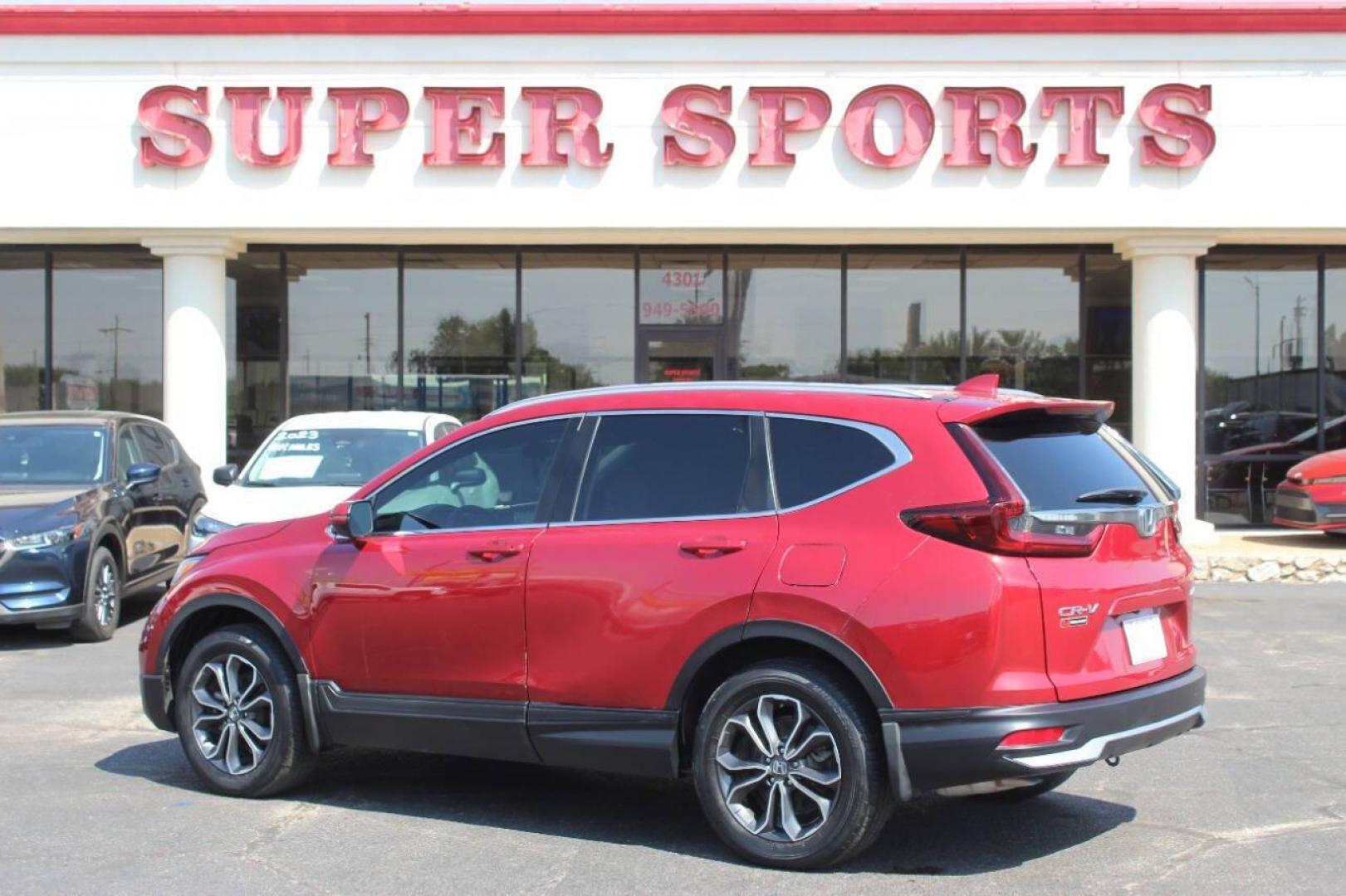 2021 Red Honda CR-V EX AWD (2HKRW2H59MH) with an 1.5L L4 16V DOHC TURBO engine, CVT transmission, located at 4301 NW 39th , Oklahoma City, OK, 73112, (405) 949-5600, 35.512135, -97.598671 - NO DRIVERS LICENCE NO-FULL COVERAGE INSURANCE-NO CREDIT CHECK. COME ON OVER TO SUPERSPORTS AND TAKE A LOOK AND TEST DRIVE. PLEASE GIVE US A CALL AT (405) 949-5600. NO LICENSIA DE MANEJAR- NO SEGURO DE COBERTURA TOTAL- NO VERIFICACCION DE CREDITO. POR FAVOR VENGAN A SUPERSPORTS, ECHE UN - Photo#5