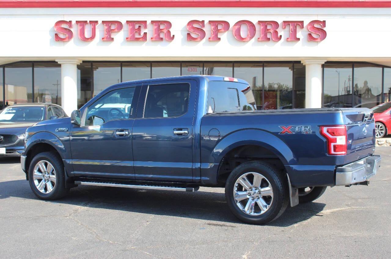 2018 Blue Ford F-150 XLT SuperCrew 5.5-ft. Bed 4WD (1FTEW1EG7JF) with an 3.5L V6 TURBO engine, 6A transmission, located at 4301 NW 39th , Oklahoma City, OK, 73112, (405) 949-5600, 35.512135, -97.598671 - NO DRIVERS LICENCE -NO FULL COVERAGE INSURANCE - NO CREDIT CHECK. COME ON OVER TO SUPERSPORTS, TAKE A LOOK AND TEST DRIVE. PLEASE GIVE US A CALL AT (405) 949-5600. NO LICENCIA DE CONDUCIR - NO SEGURO DE COBERTURA TOTAL - NO VERIFICACION DE CREDITO. VISITENOS EN SUPERSPORTS, MIRE NUESTRO - Photo#4